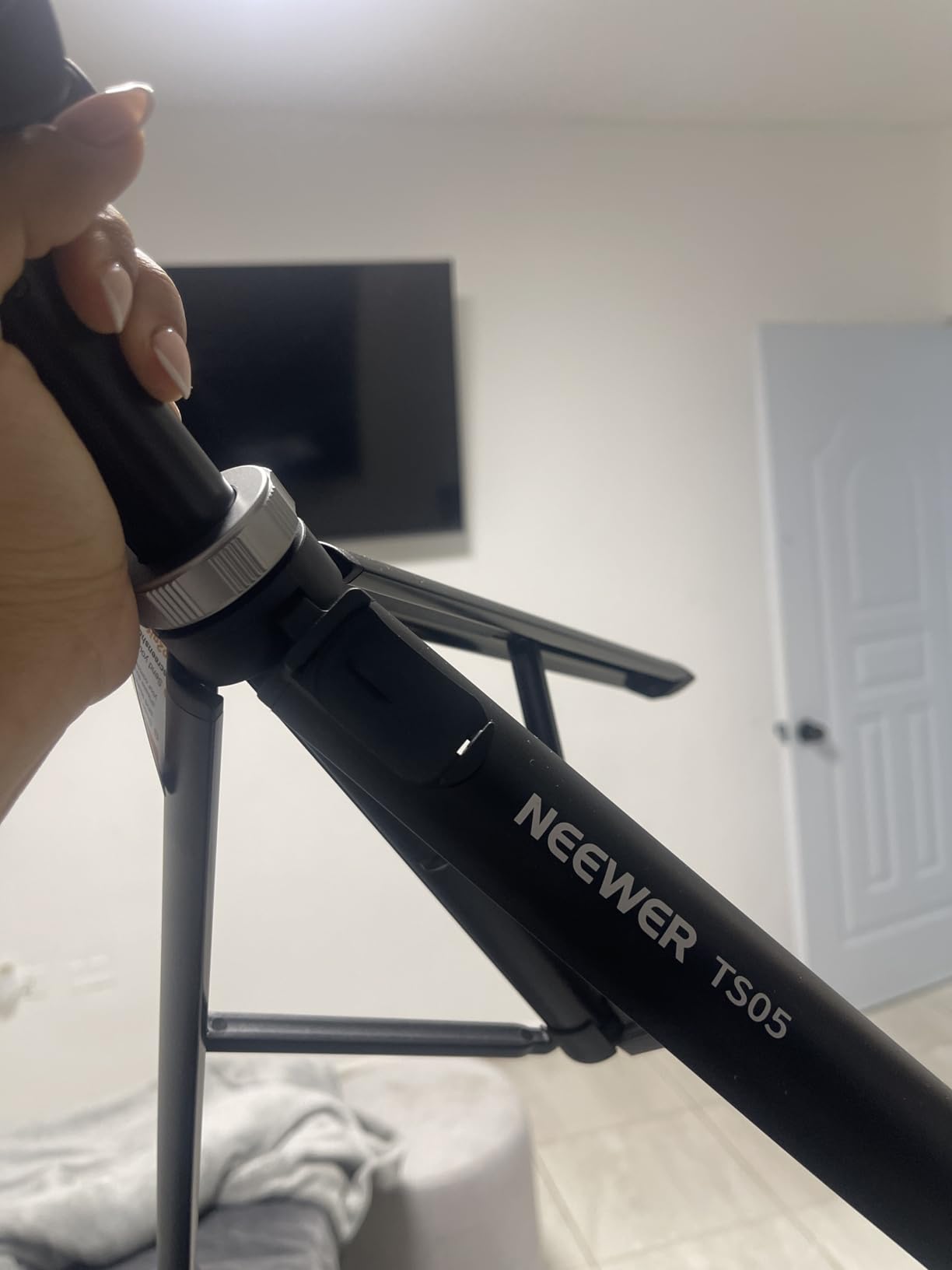 NEEWER Tripod for Cell Phone & Camera with Remote & Phone Holder, TS05 | Compatible with iPhone GoPro Canon Sony DSLR, 62.9