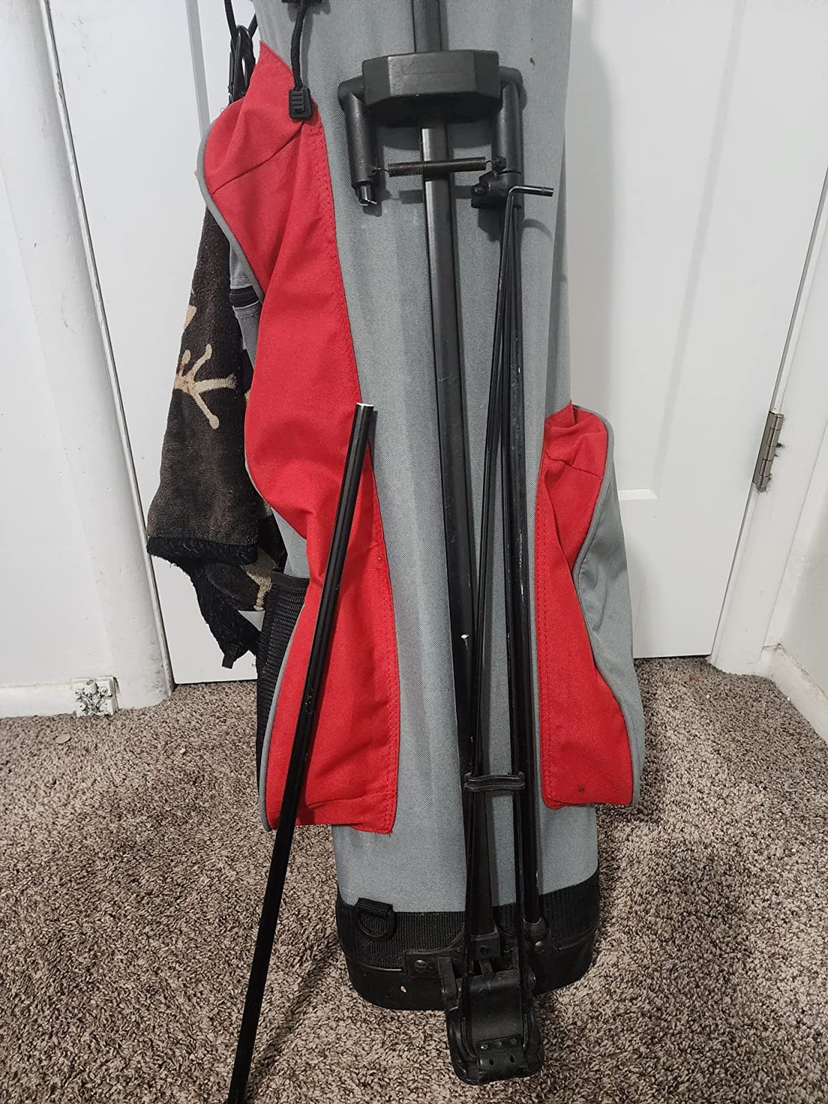 CHAMPKEY Professional Golf Travel Bags for Airlines with Password Lock - Hard Case Golf Travel Bag with Support Pole and Oversized Wheels customer photo 1