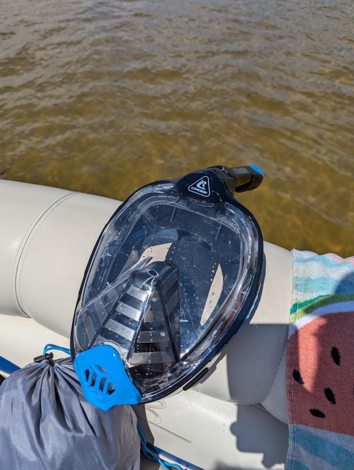 Cressi Bali Full Face Snorkel Mask for Adults, Wide Clear View, Anti-Fog customer photo 1