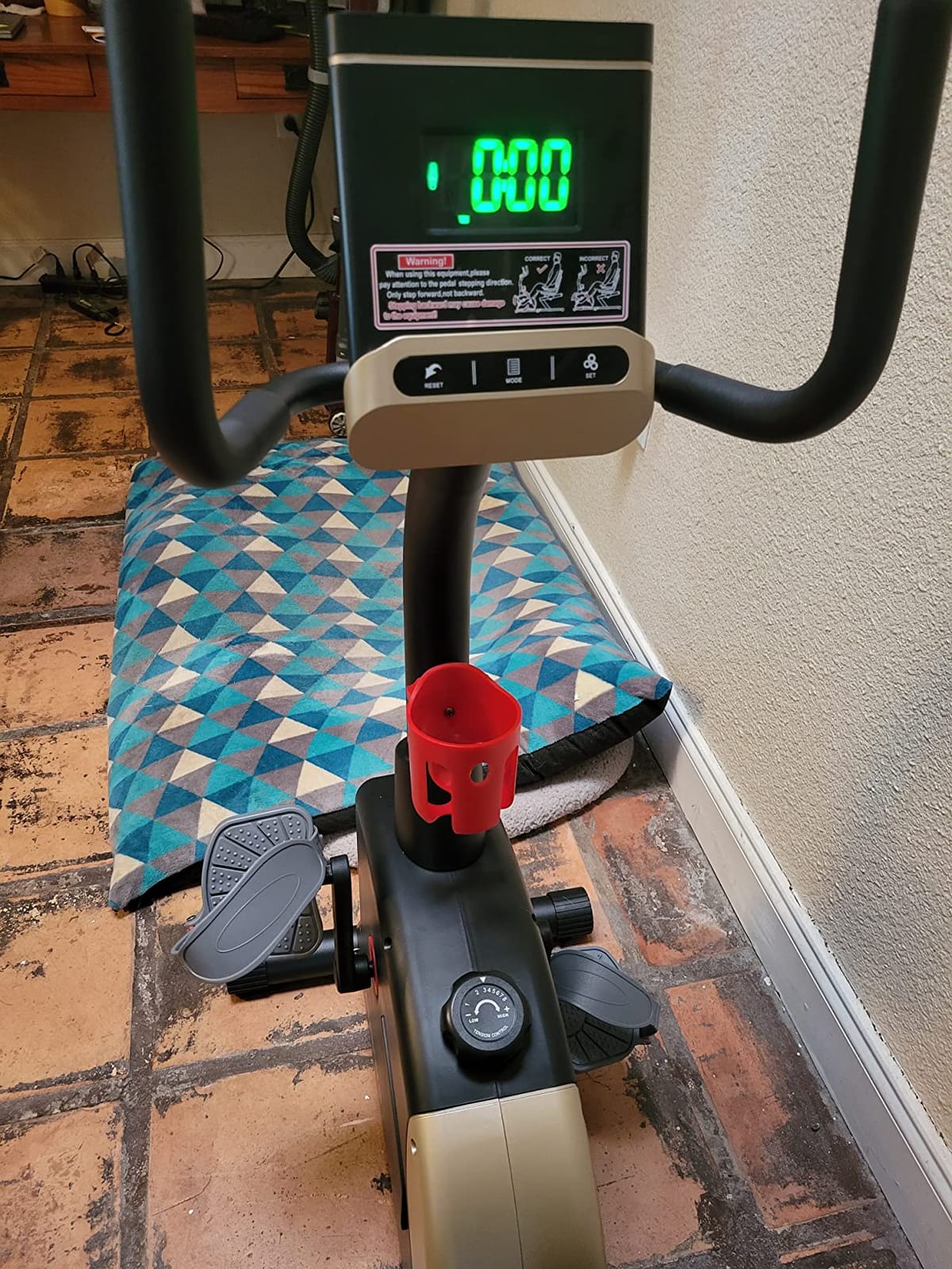 VANSWE Recumbent Exercise Bike for Home Seniors Light Commercial customer photo 2