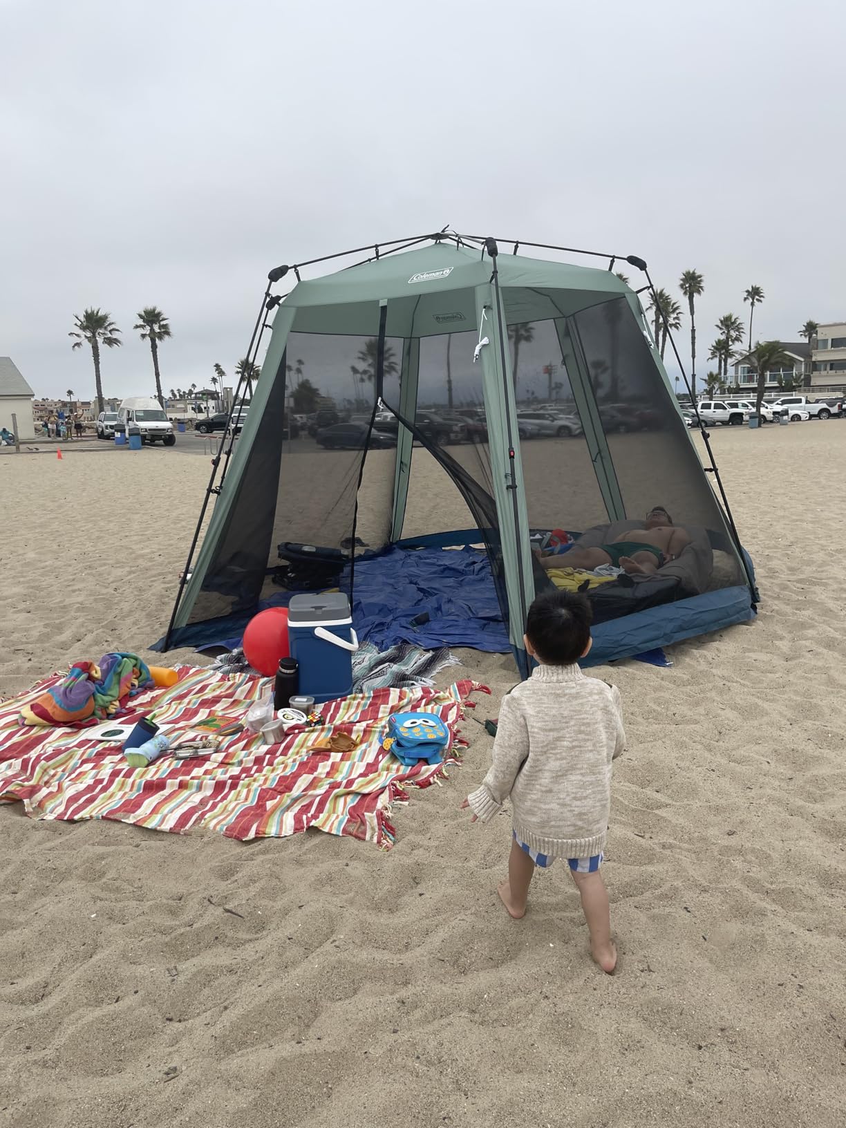 Coleman Skylodge Portable Screenhouse, 1-Minute Setup, 10x10-Foot customer photo 1
