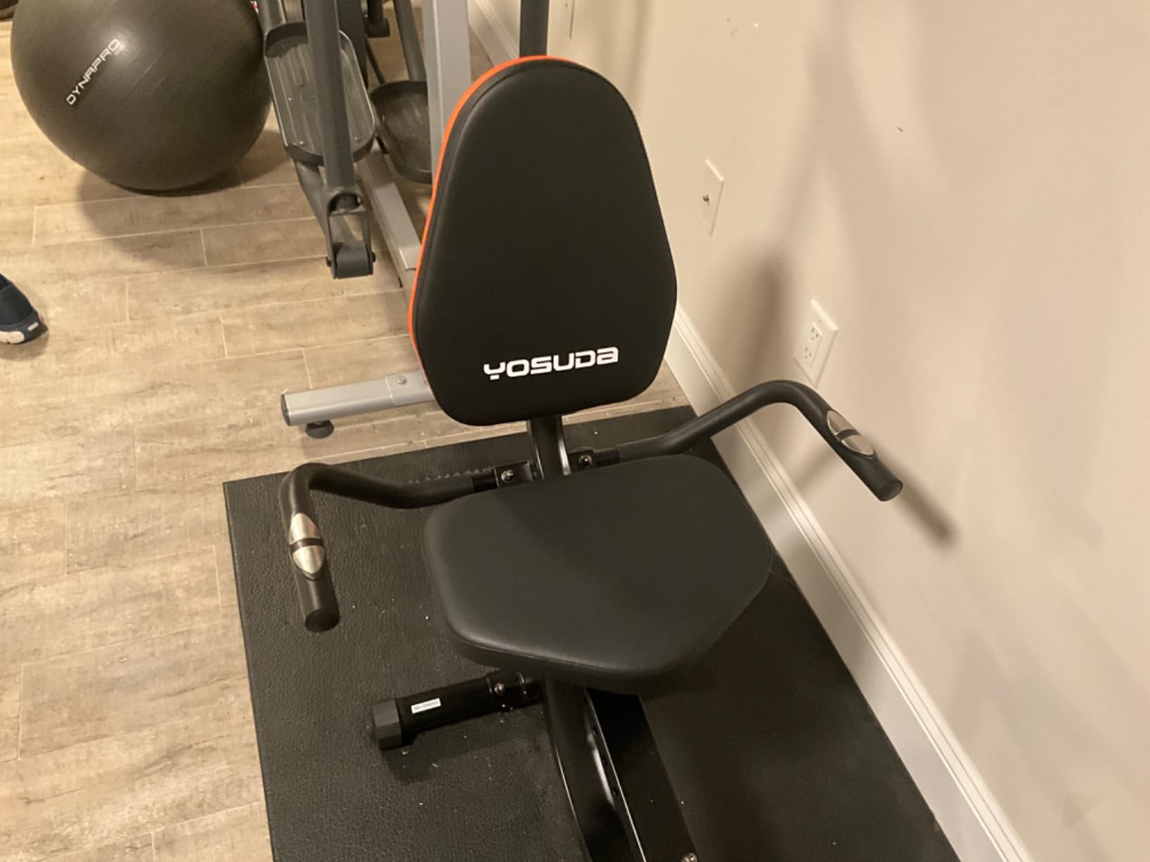 YOSUDA Recumbent Exercise Bike for Home,Magnetic Staionary Bike for Seniors customer photo 2