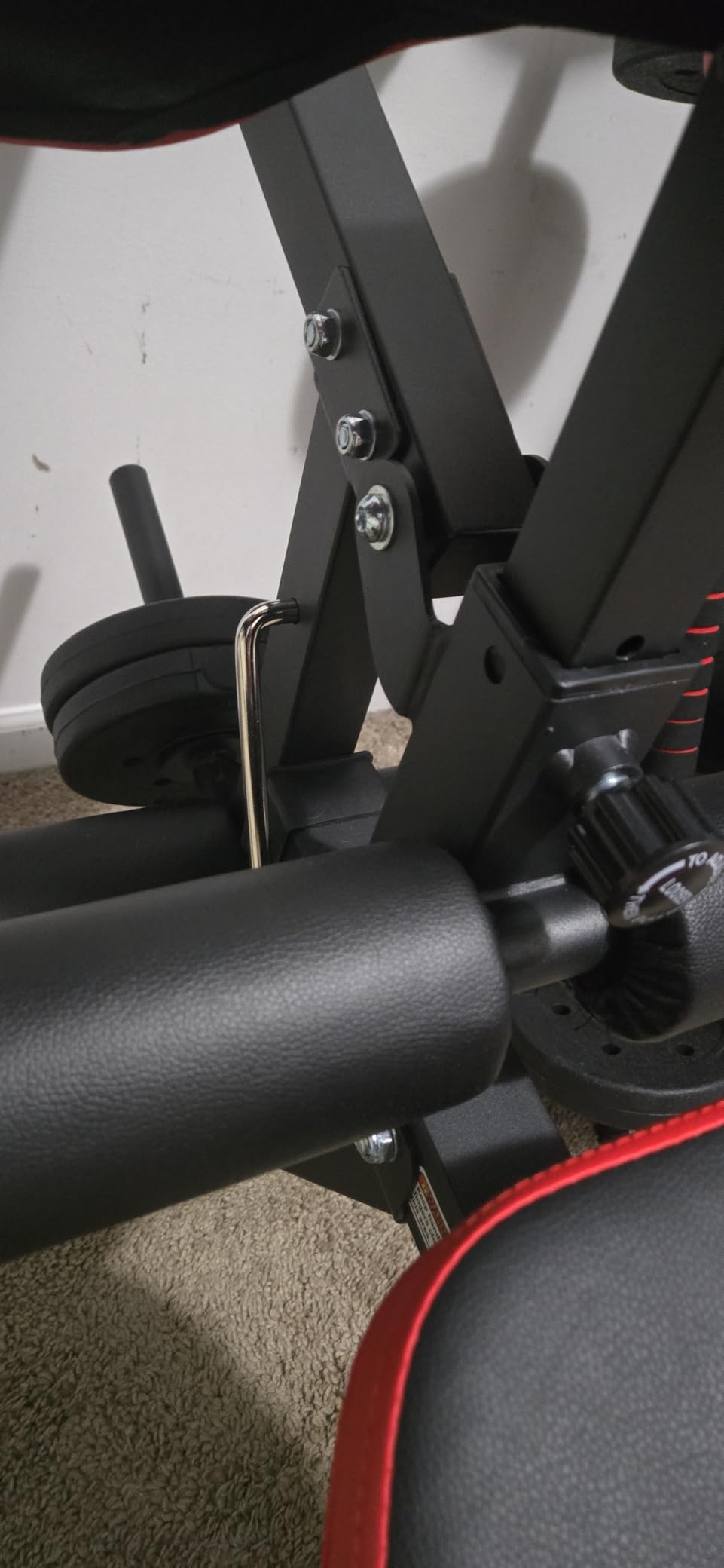 OPPSDECOR Adjustable Weight Bench with Leg Extension and Leg Curl, ASTM-Certified 800 LBS Heavy Duty Workout Bench for Home Gym, Preacher Curl Bench with Wheels, Flat Incline Decline Exercise Bench customer photo 2