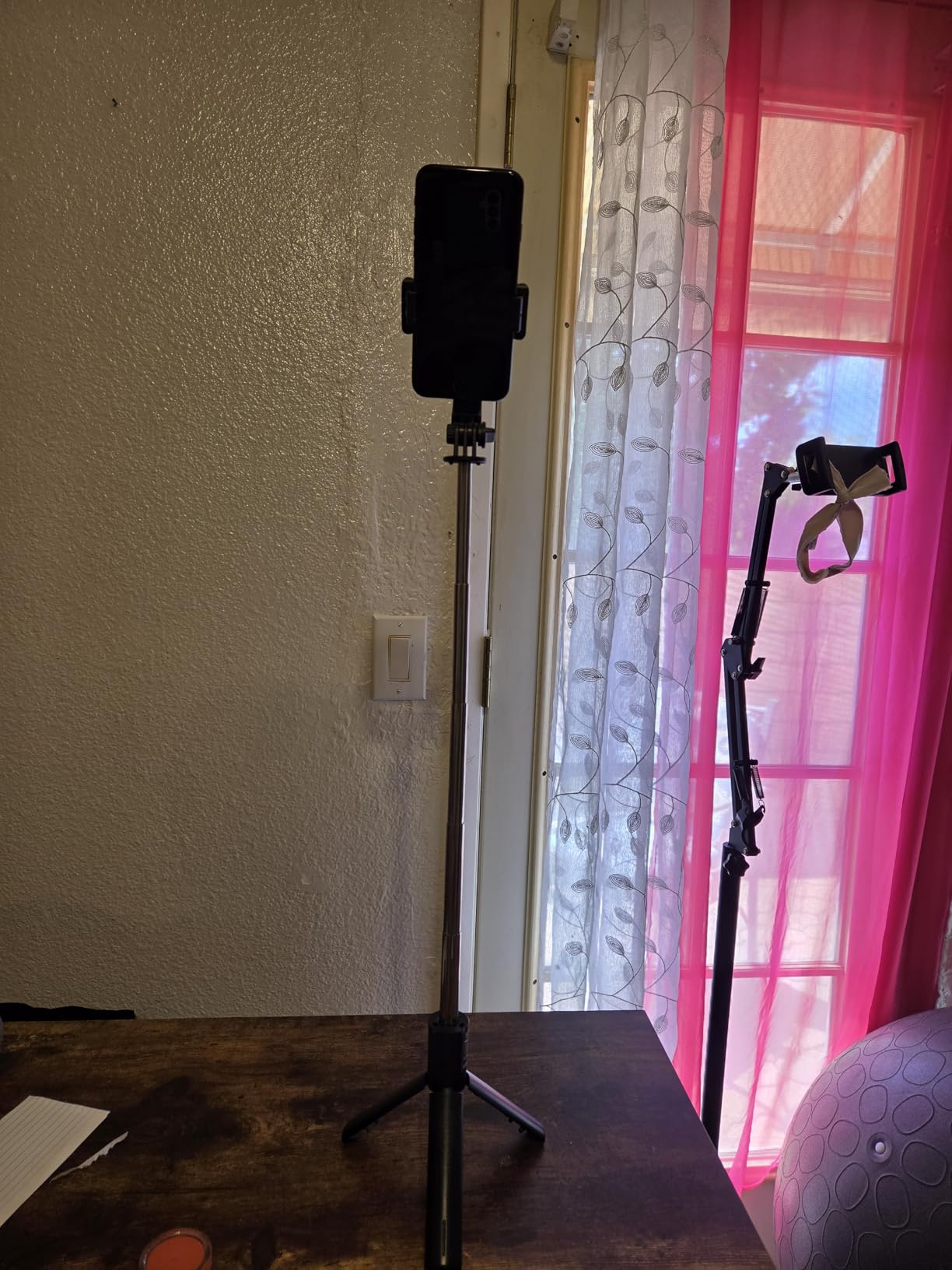 Portable Selfie Stick, 4 in 1 Extendable Phone Tripod Stand with Detachable Wireless Remote & Phone Holder 360° Rotating Mini Travel Tripod Compatible with iPhone 16/15/14/13 Pro/Android/Gopro customer photo 1