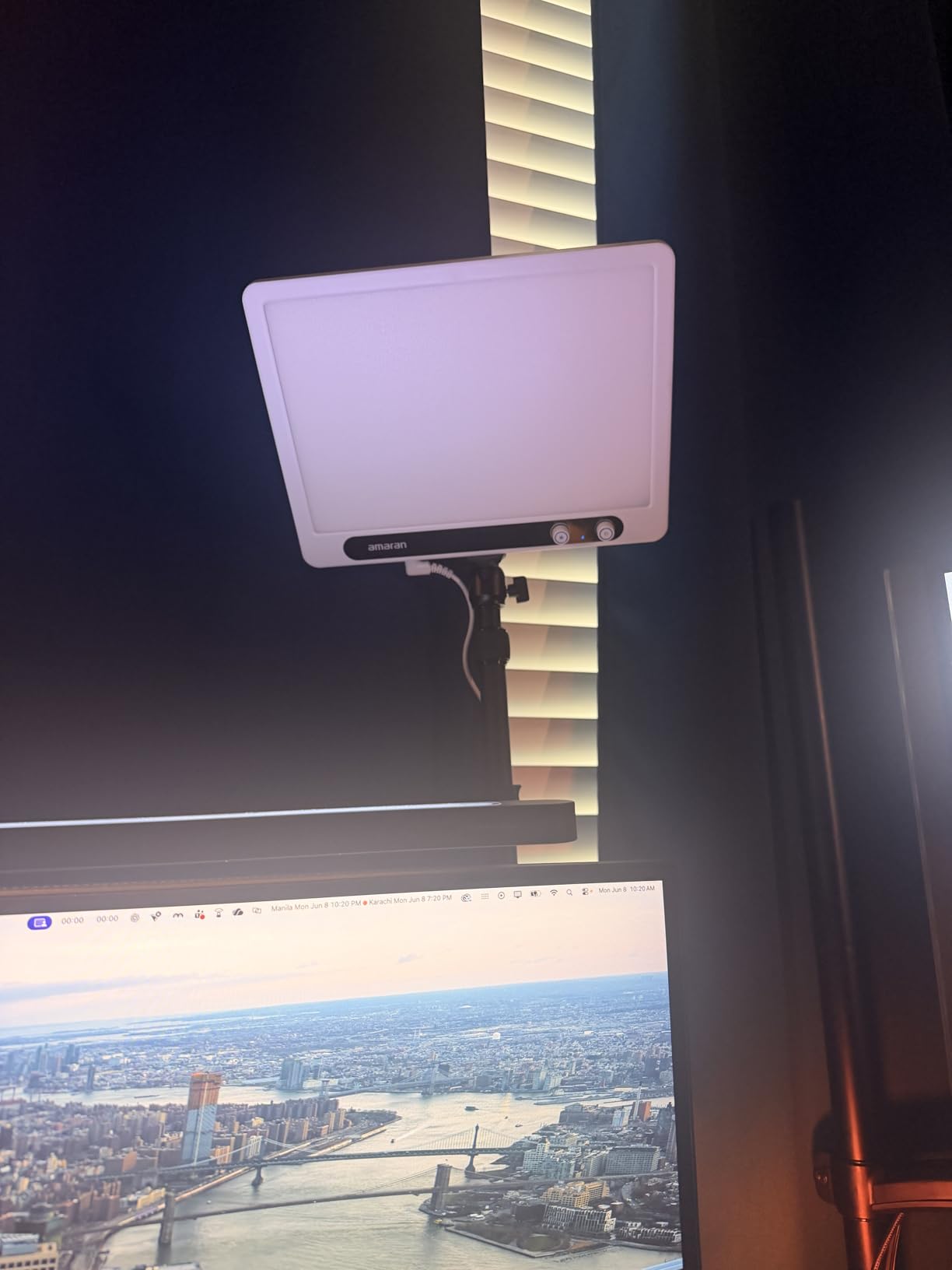 amaran Verge Bi-Color Edge-lit Rectangular Panel,26W Soft LED Video Light customer photo 2