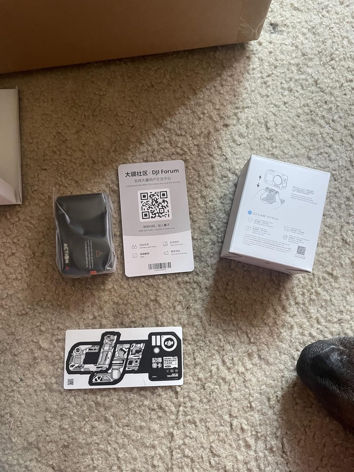 DJI Osmo Action 4 Waterproof Action Camera Bundle, 1/1.3