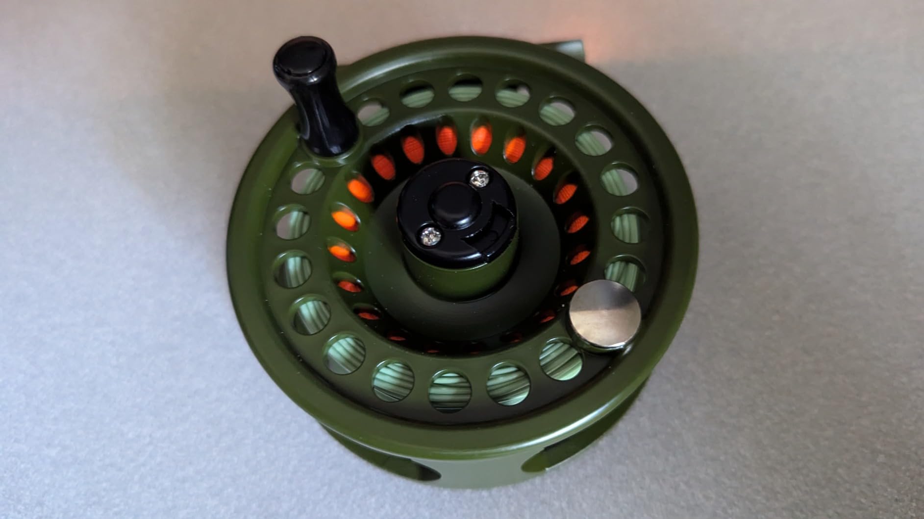 Aventik HVCE Graphite Fly Reel Center Drag System Classic III Graphite 3/4, 5/6, 7/8wt Large Arbor Freshwater Fly Fishing Reels customer photo 1