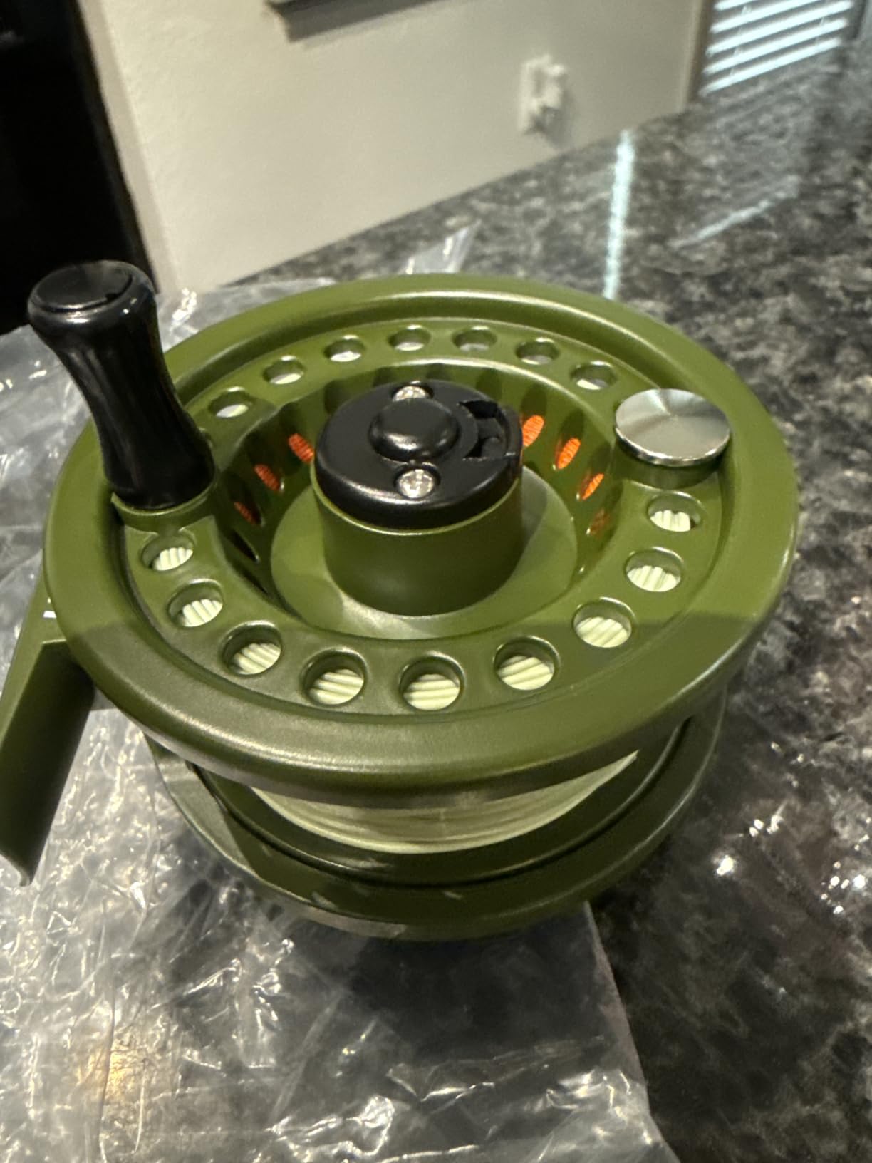 Aventik HVCE Graphite Fly Reel Center Drag System Classic III Graphite 3/4, 5/6, 7/8wt Large Arbor Freshwater Fly Fishing Reels customer photo 2