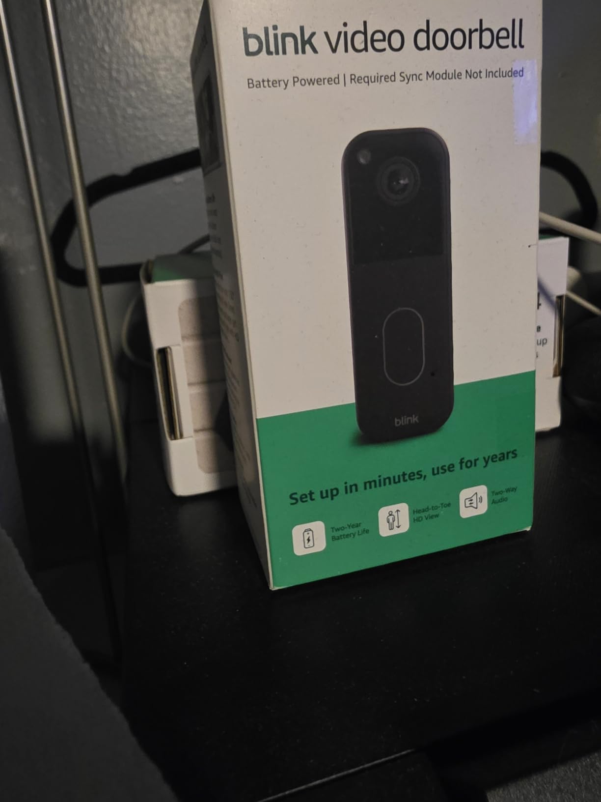 Blink Video Doorbell + Outdoor 4 - Wireless smart security cameras, head-to-toe HD view, two-year battery life. Sync Module Core included - 1 camera system + Video Doorbell customer photo 2