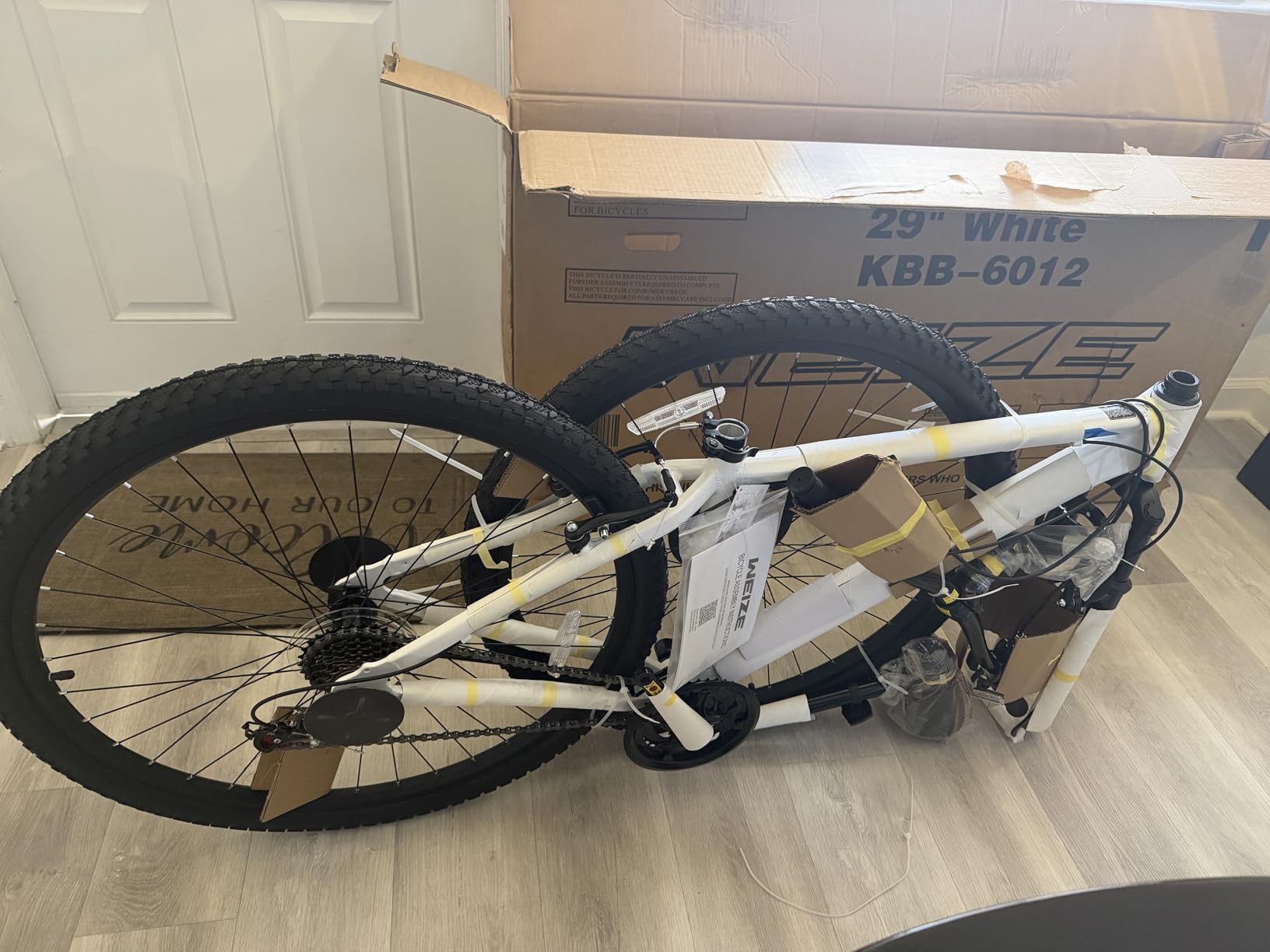 WEIZE Hardtail Mountain Bike 29 Inch MTB Trail Bicycle for Men Women Adult customer photo 1