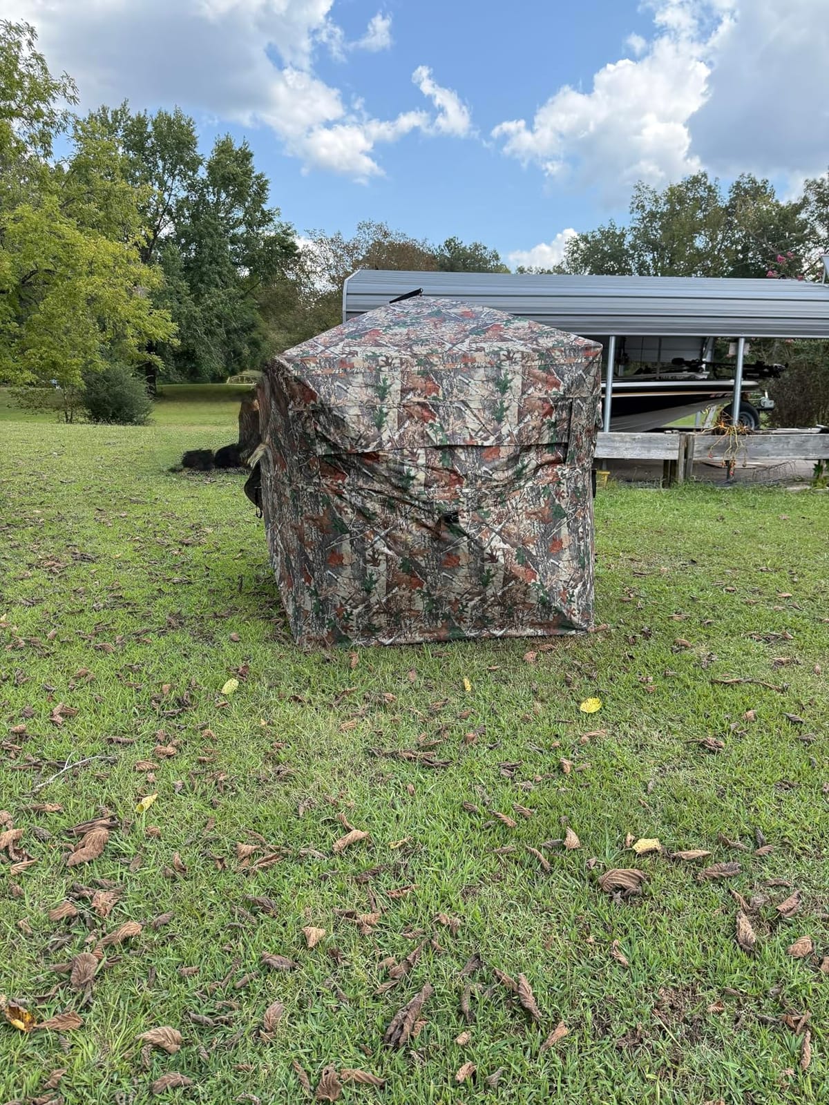 TLC Sport Hunting Blind, 360° See Through Ground Blind for 2-4 Person customer photo 2