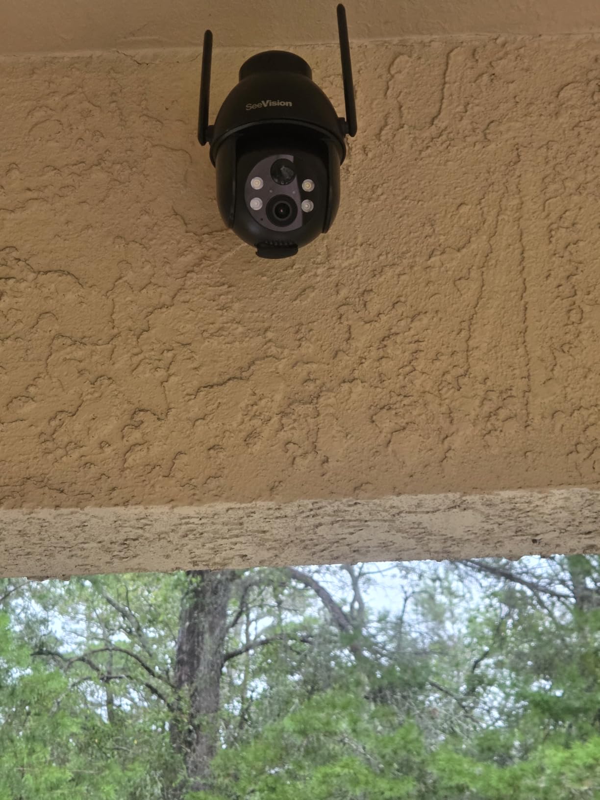 SeeVision Solar Security Cameras Wireless Outdoor, 2K PTZ WiFi 3MP Indoor Security Camera for Home with Spotlight, PIR Motion Detection,Siren, Color Night Vision, 2-Way Talk, SD/Cloud Storage customer photo 2