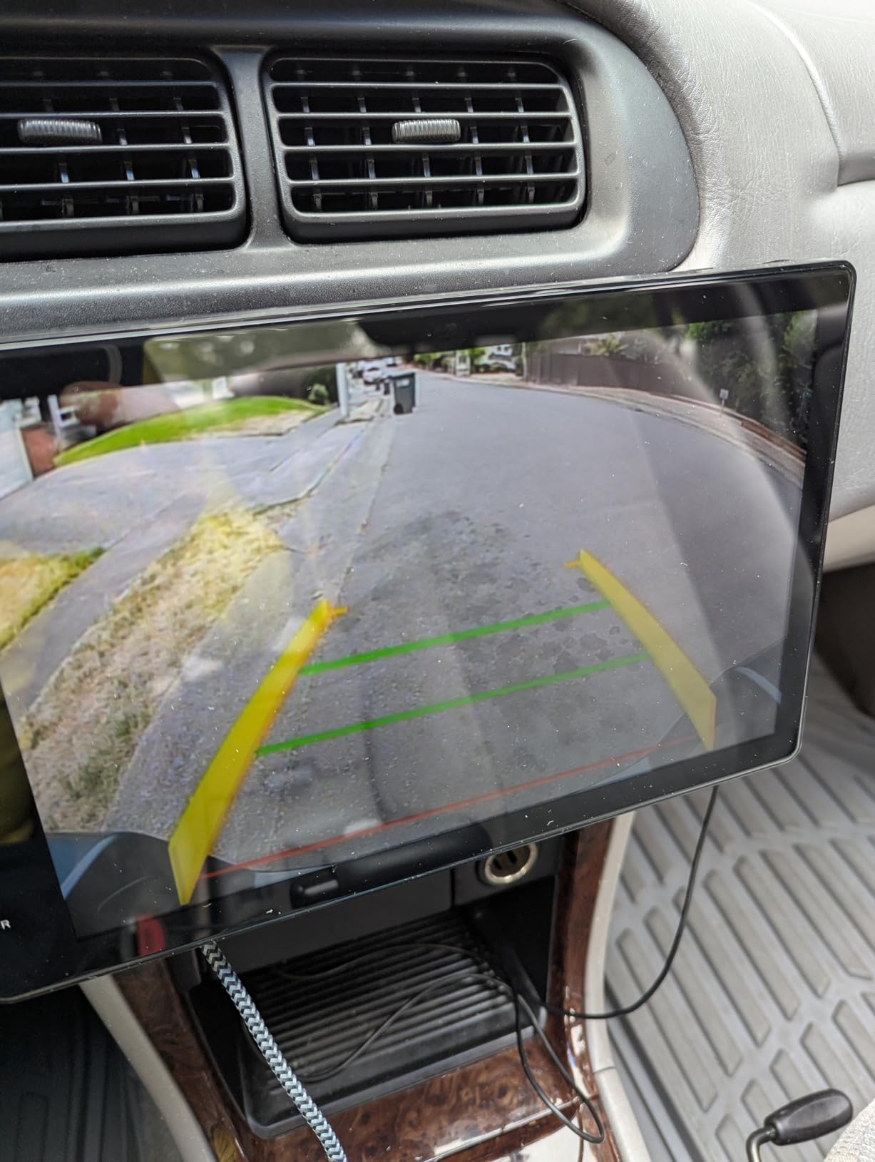 GreenYi Car Backup Camera with Dynamic Trajectory Guide Line, AHD1080P Reverse Rear View Cam, Adjustable Fisheye Lens, Waterproof Night Vision 170 Degree Wide View customer photo 1