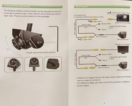 GreenYi Car Backup Camera with Dynamic Trajectory Guide Line, AHD1080P Reverse Rear View Cam, Adjustable Fisheye Lens, Waterproof Night Vision 170 Degree Wide View customer photo 2