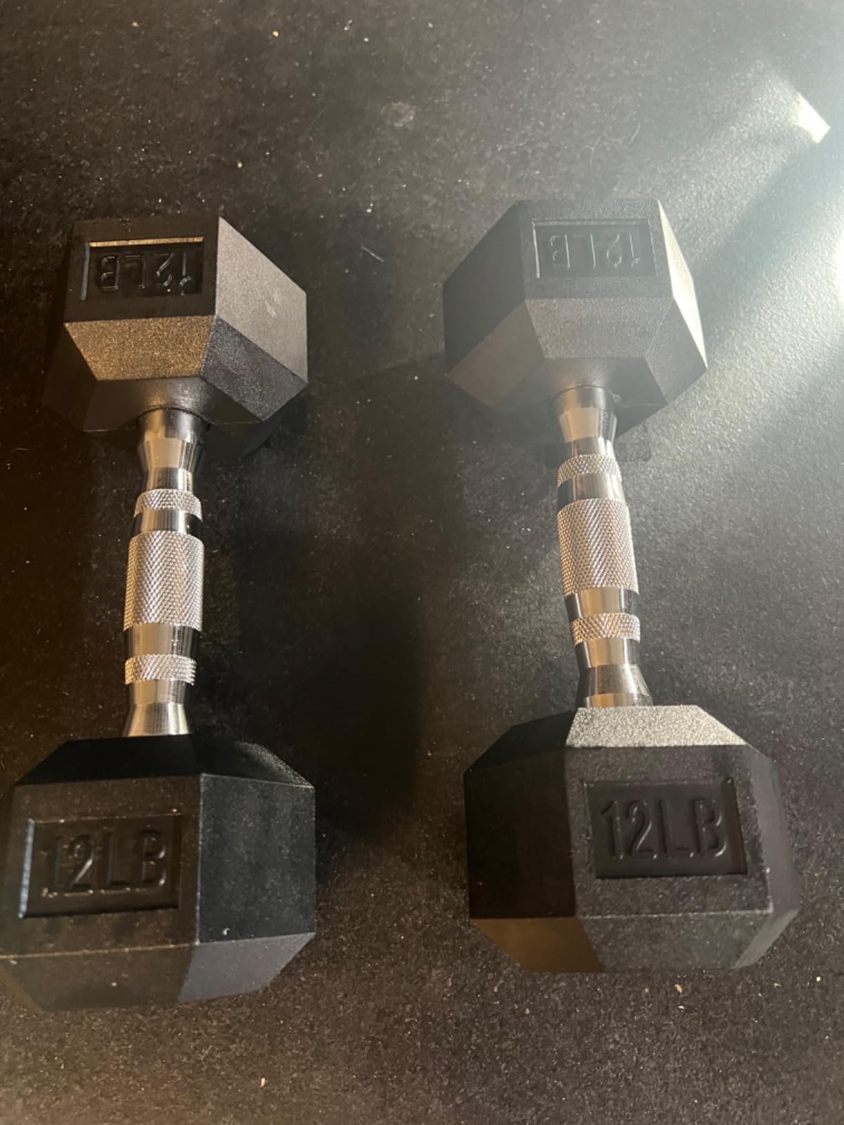 HANDBODE Hex Dumbbell Set with A-Frame Rack, 150–600 lb customer photo 1