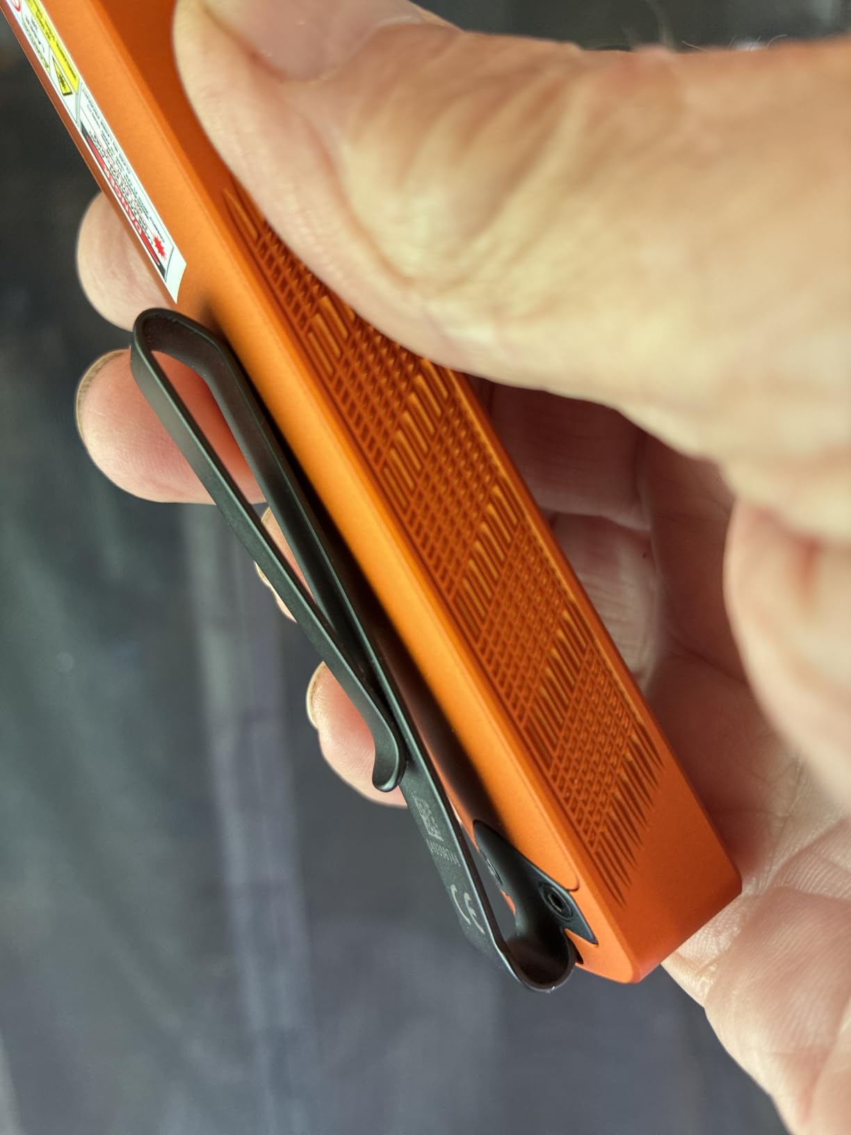 OLIGHT ArkPro EDC Flat Flashlight Rechargeable, Pocket Light, Black CW | Green Beam, White LED, UV Flashlight, 1500 Lumens Flash Light, USB-C Magnetic, Camping Lights, Emergency Work Outdoor Home customer photo 1