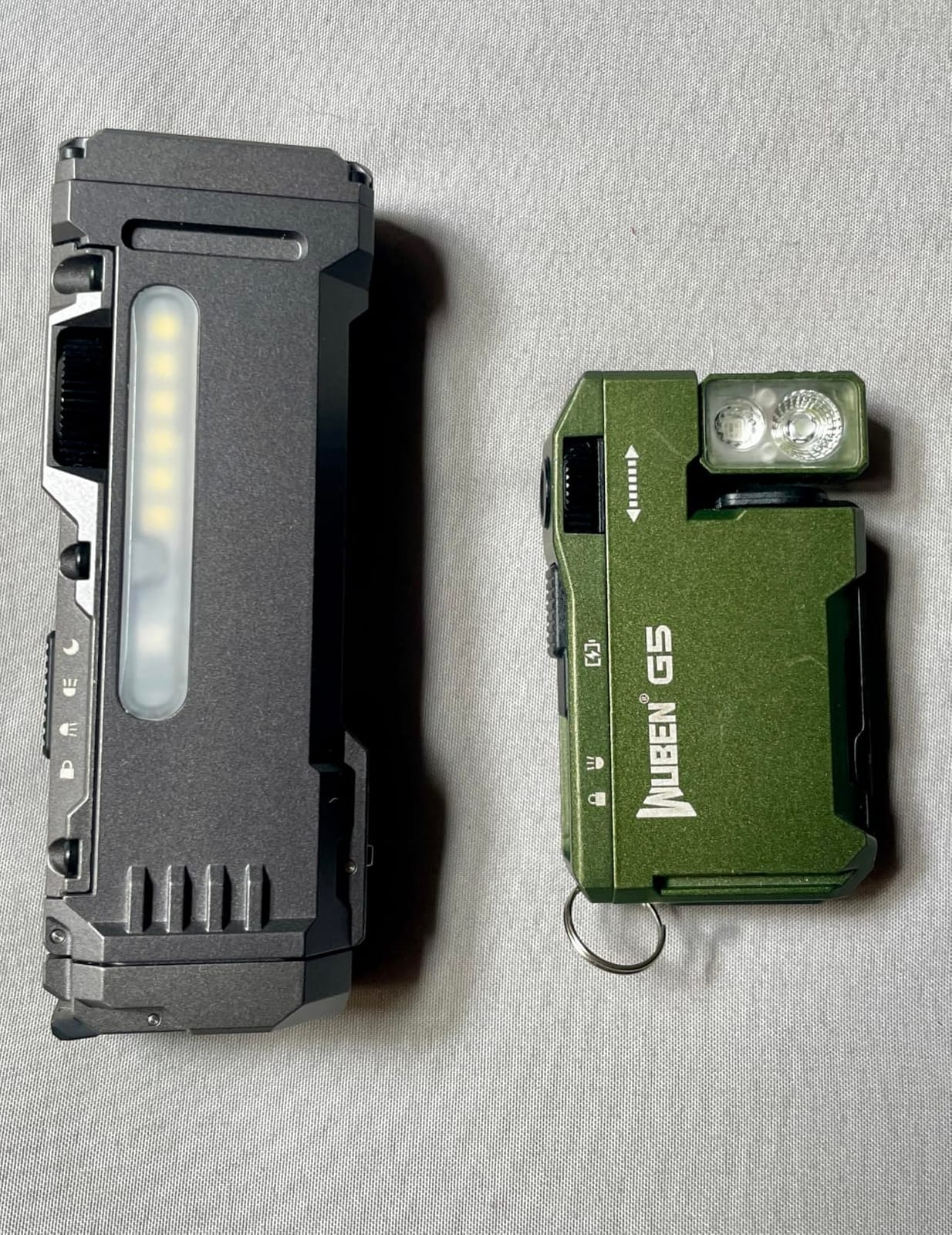 WUBEN X4 Flashlight Rechargeable, EDC Light with Multi-Mode RGB Light, 1500 Lumens Mini Tactical Flashlight customer photo 2
