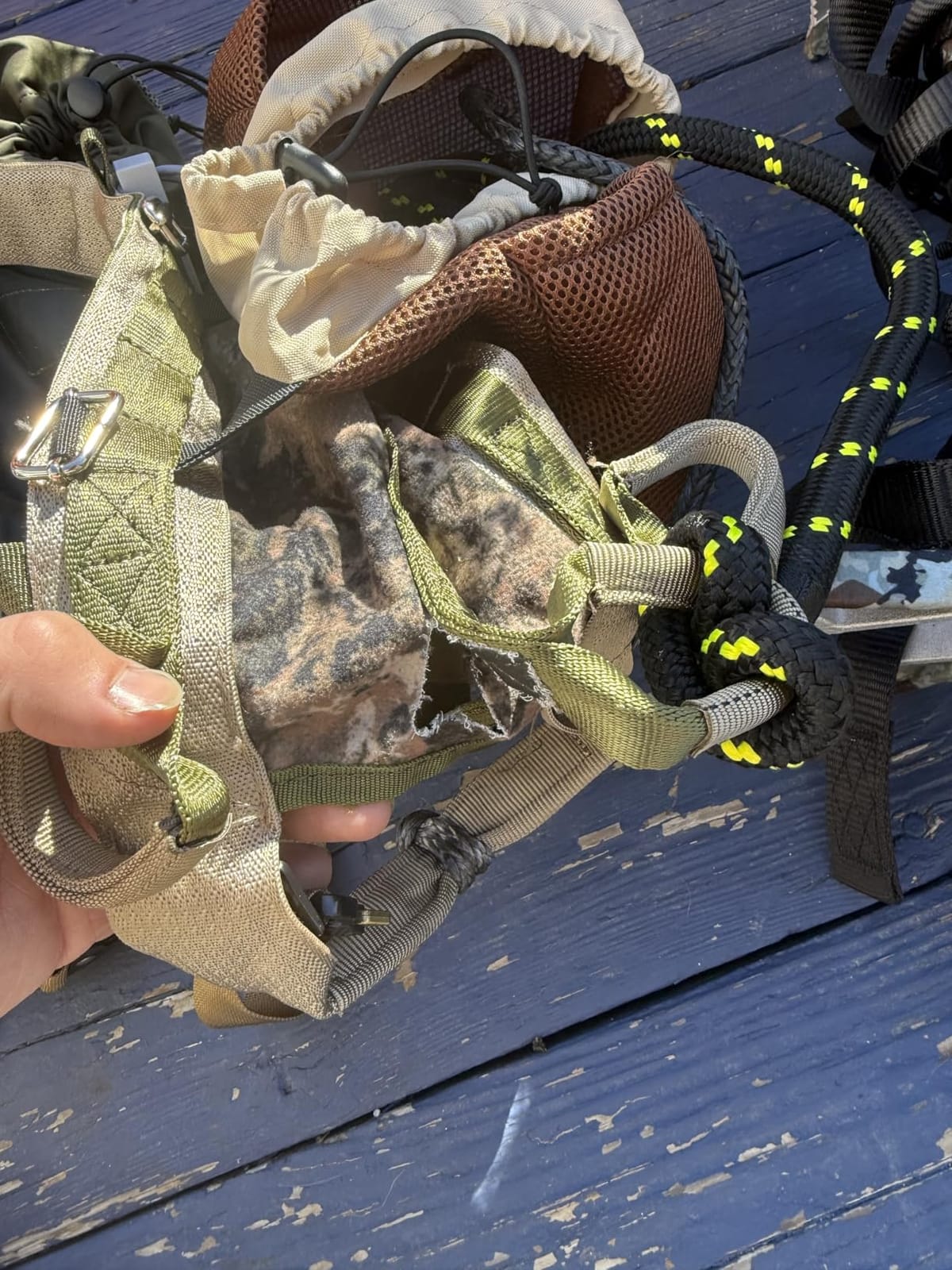 UIIHUNT Full Mobile Tree Saddle Hunting System Kit, Includes 16
