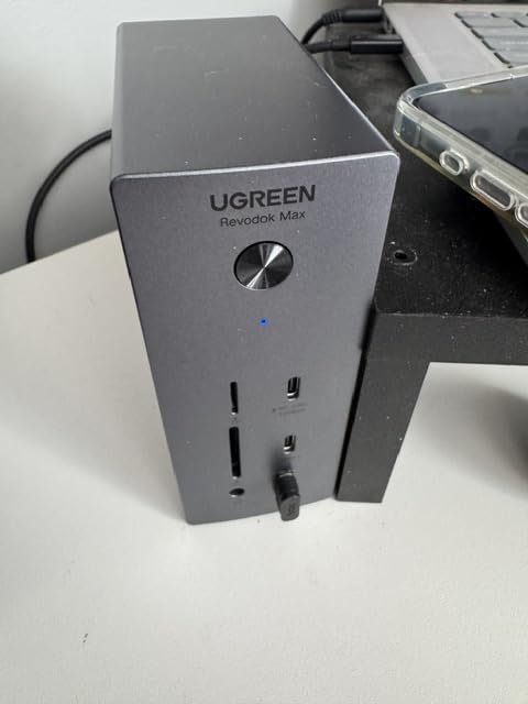 UGREEN 13-in-1 Thunderbolt 4 Docking Station, Dual 4K@60Hz, 3xTBT4, 40Gbps | Signle 8K@30Hz, 180W Total Power, 96W Host Charging, 3xUSB A, 2xUSB-C, Gigabit Ethernet, SD/TF 3.0, 3.5mm Audio, Revodok Max customer photo 2
