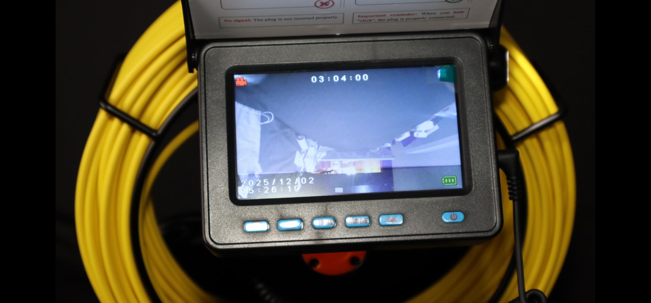 VEVOR Sewer Camera, 164 ft/50m, 4.3