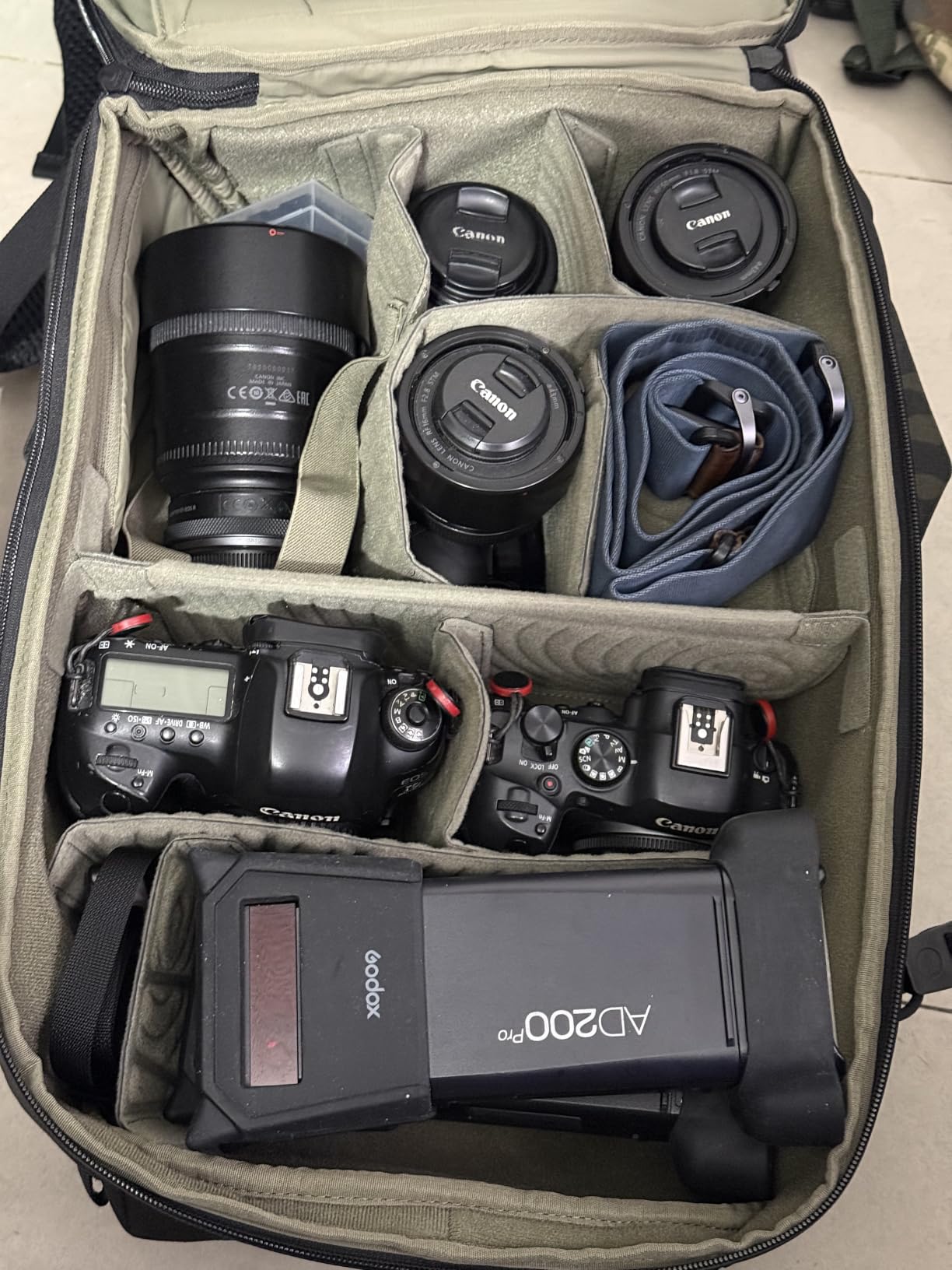 PGYTECH 35L Tactical Camera Backpack, OneMo TAC Camera Daypack Backpack | Dark Night Camo Waterproof DSLR/SLR/Mirrorless Photography Camera Bag with 15.6