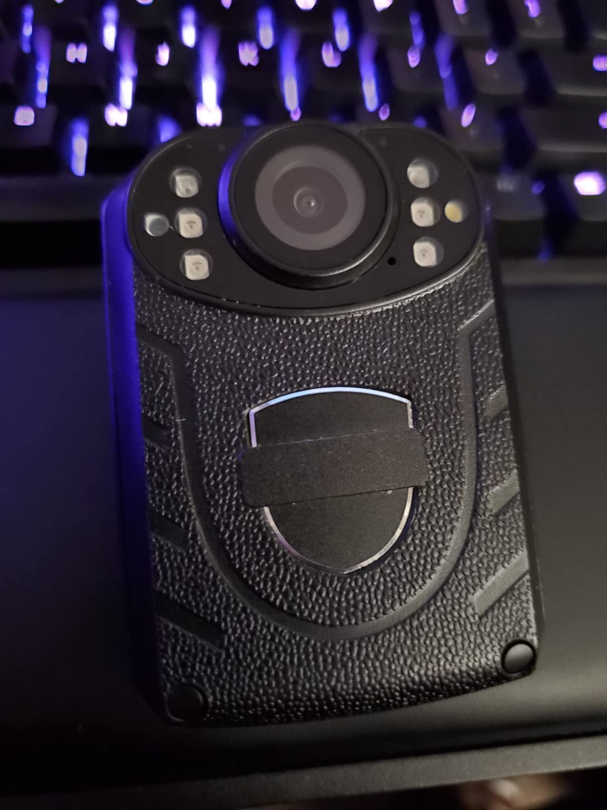 BOBLOV 5K Body Camera with Microphone, W5 Vlogging Camera, 5K/15FPS and 4K/60FPS with 270° Rotating Lens, External Mic Support, Clip/Strap Options, EIS Stabilization for Meeting, and Daily Use (64GB) customer photo 2