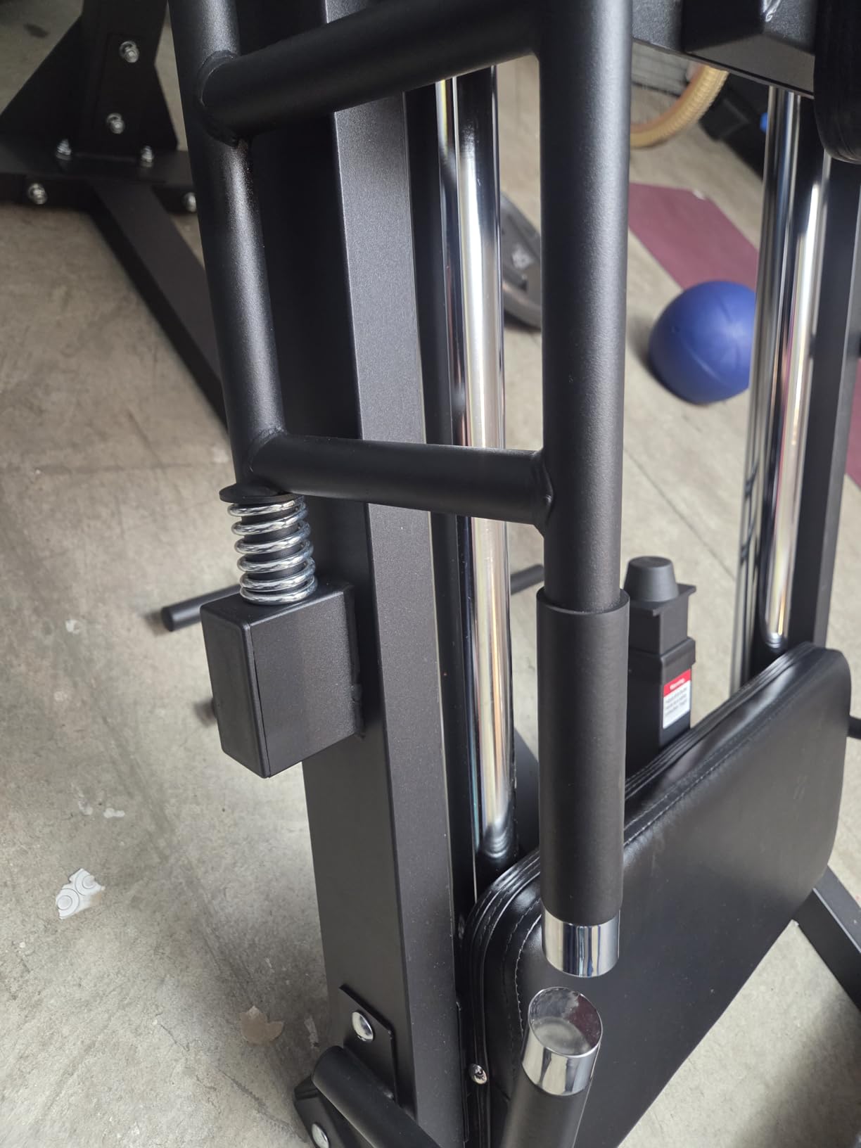 Leg Press Hack Squat Machine Combo, 45° Leg Exercise Machine ,Lower Body Special with Weight Storage for Quads, Hamstring, Glutes, Calves, Compact Home Gym Leg Day Equipment customer photo 2