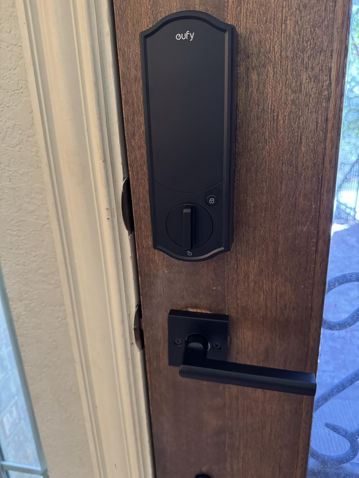 eufy Security Smart Lock E40, Front Door Deadbolt with Facial Recognition | 3-in-1 Smart Entry with Video Doorbell, 2K Camera, Face Unlocking Keyless Entry, 32GB Local Storage, Dual Power, Matter customer photo 2