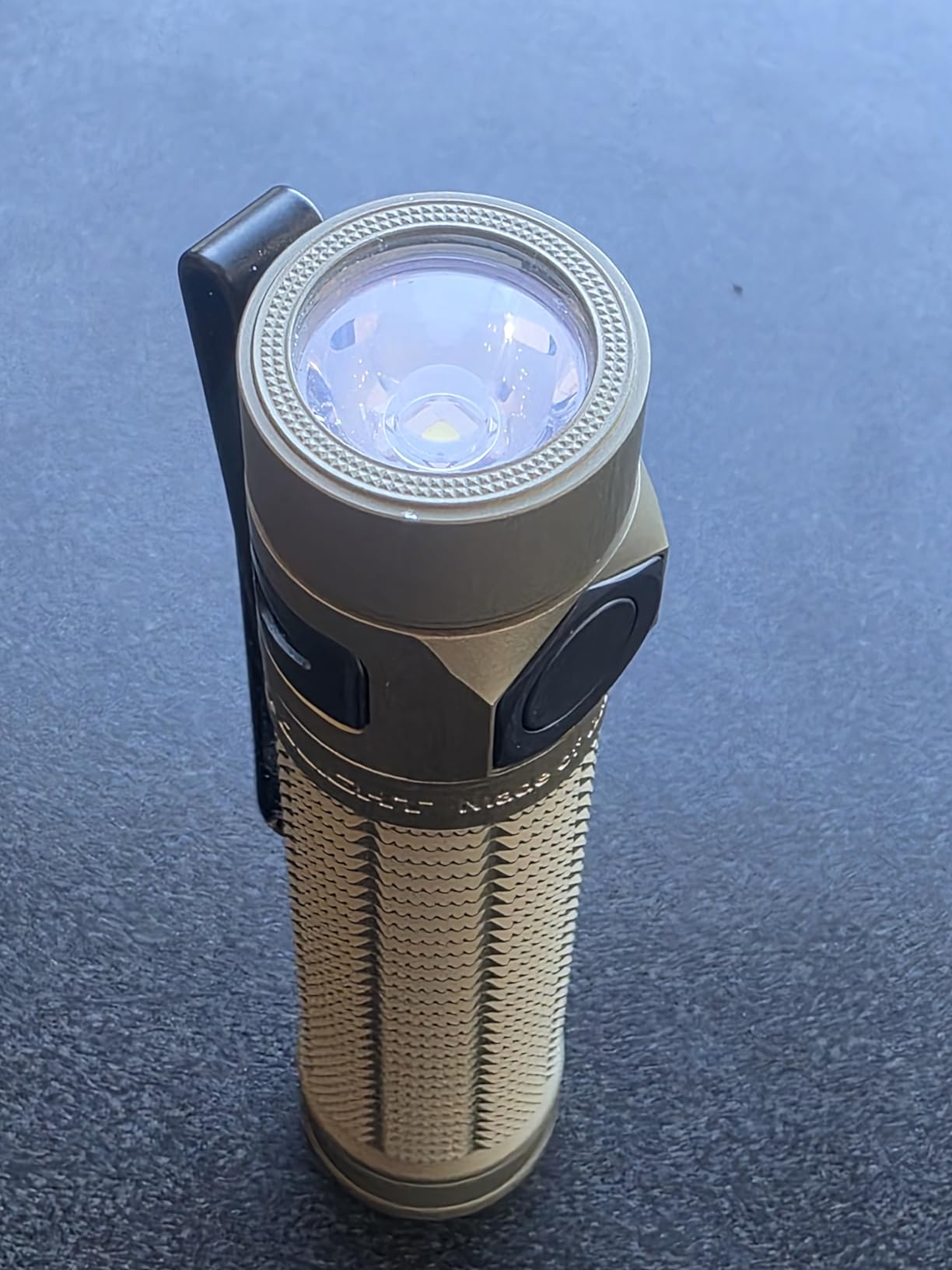 OLIGHT BatonUltra EDC Flashlight Rechargeable, Bright Pocket Flash Light | 1800 Lumens, Small LED Light, Magnetic Tail Switch, Dual Charging, IPX8 Waterproof for Home, Camping, Outdoor, Olive Green customer photo 1