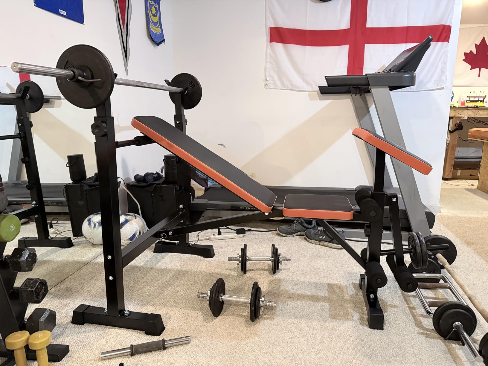 YOLEO 880-1980LBS ASTM-Certified All in One Weight Bench Set Home Strength customer photo 2