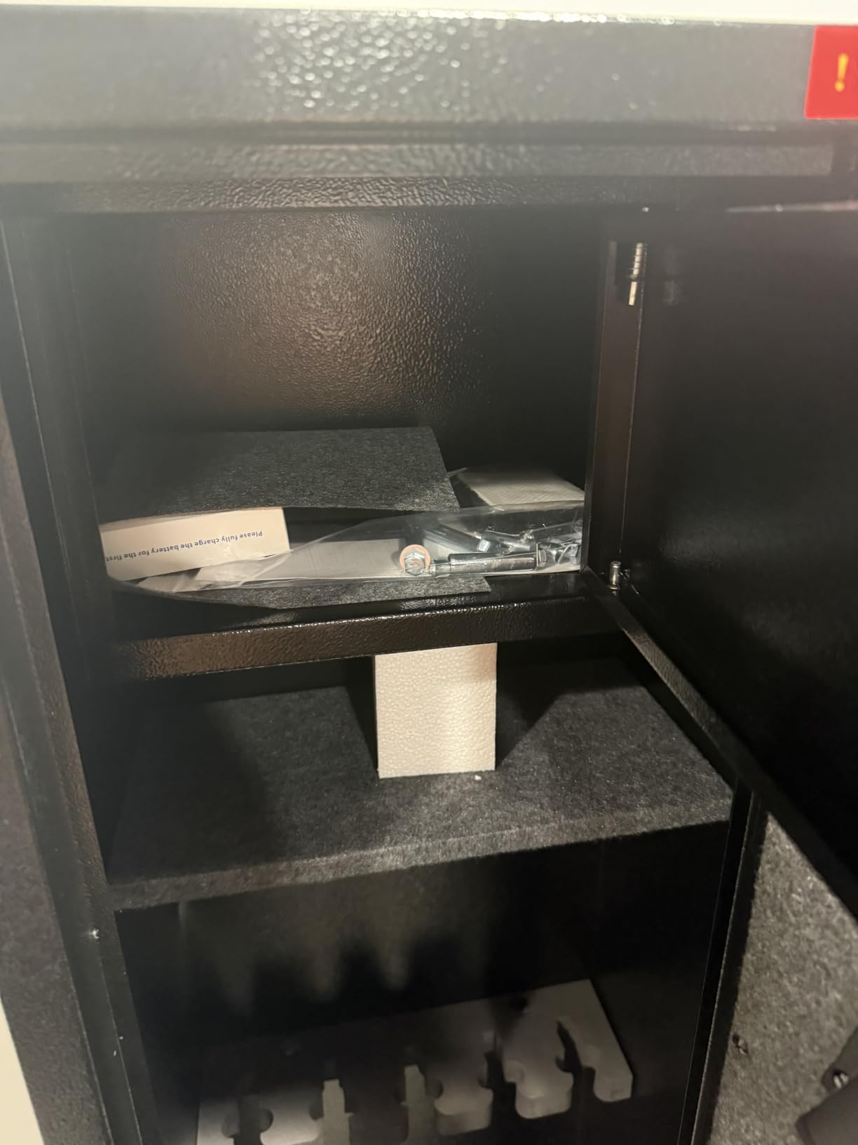 Marcree 8-10 Gun Safe for Rifles & Pistols, Quick Access Rifle Safe with Dual Alarm, Mute Mode, Adjustable Shelves & Pistol Pockets, Gun Cabinet for Shotguns customer photo 1