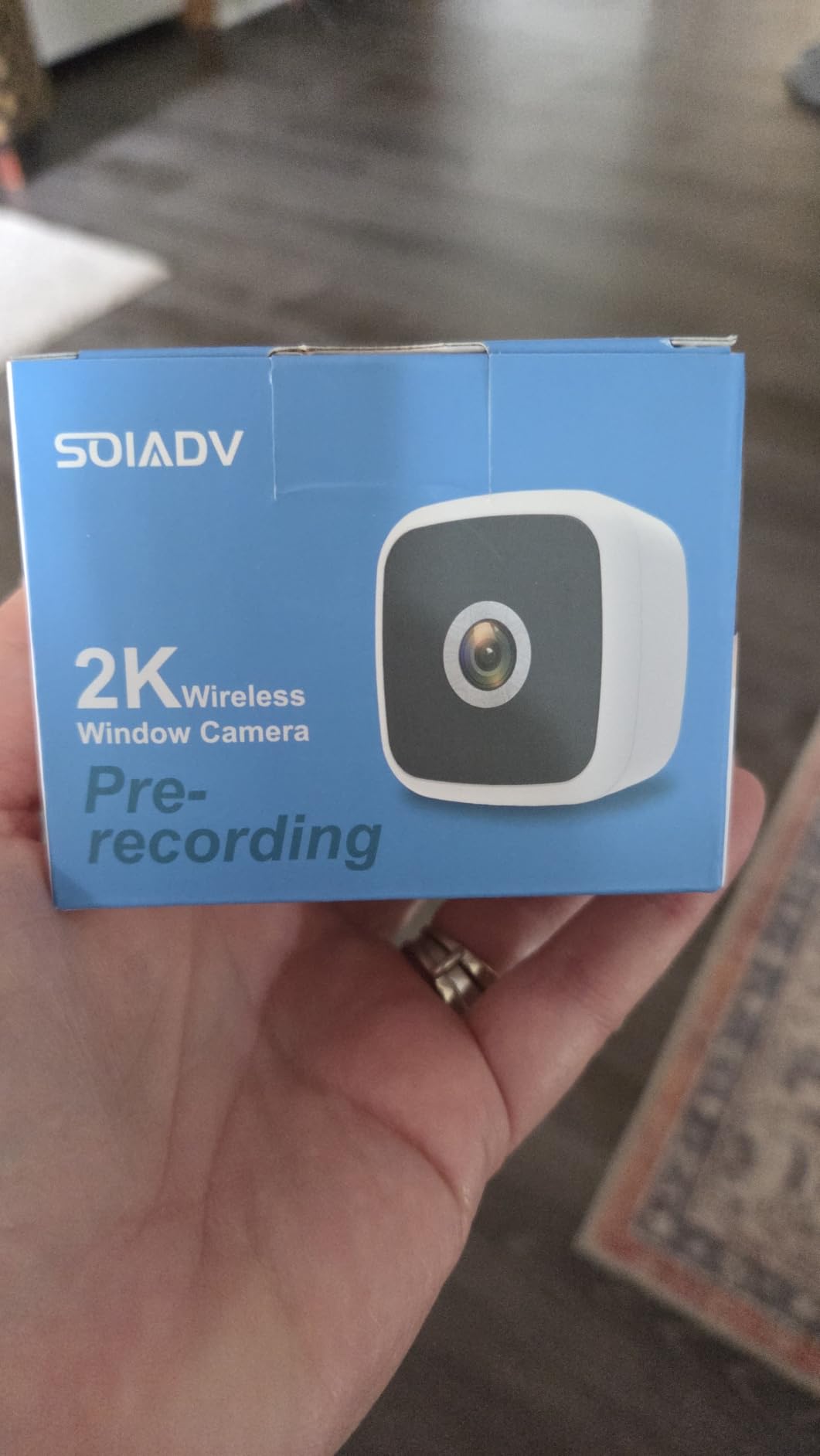 SOIADV 2.5K Wireless Window Cameras for Home Security, 6s Pre-Roll | No-Drill Indoor Camera, Battery Powered, 2.4G/5GHz WiFi, Color Night Vision, AI Person Detection, Anti-Glare customer photo 2