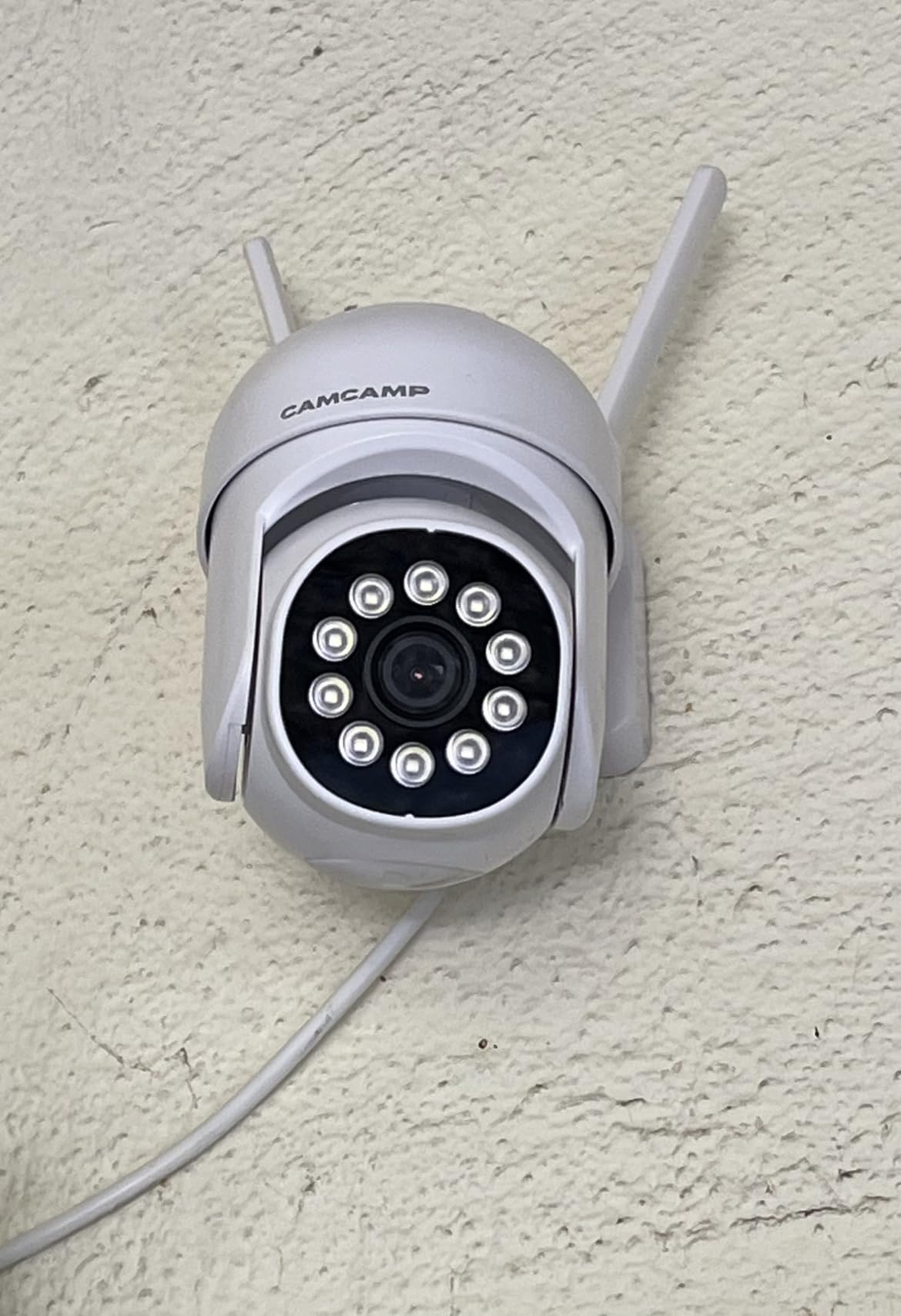 Camcamp Wireless Security Camera System with 10 Inch Monitor, 8 PTZ Cameras | 1080P Cameras, No WiFi Needed for Local Recording, 500GB Storage, No Monthly Fee, 24/7 Loop Record, Expandable to 10, Alexa customer photo 1