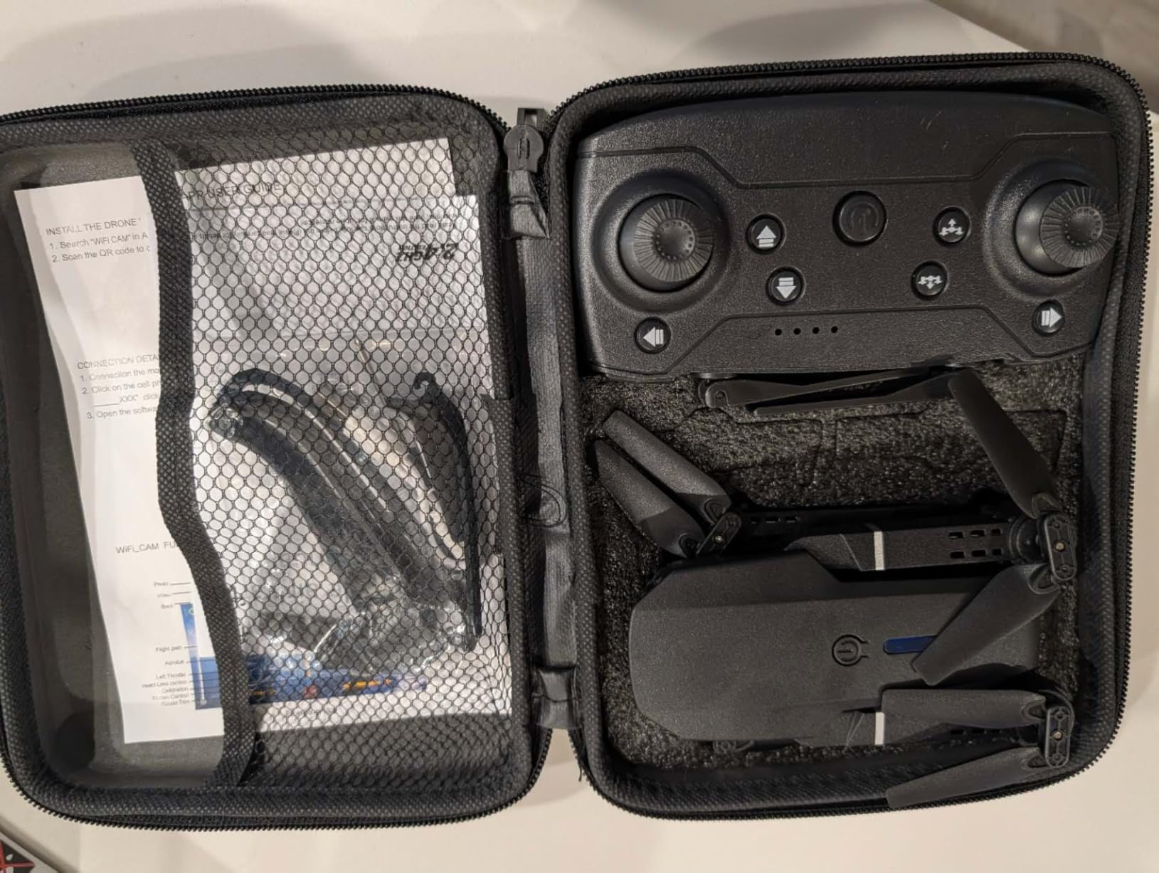 MSMV 4K HD Camera Drones, Wireless RC Toys for Boys Girls, Black | Small Drone with Emergency Stop, One Button Return, Stable Altitude Hold, APP Control, 360° Flips, 2 Batteries & Carrying Case customer photo 1