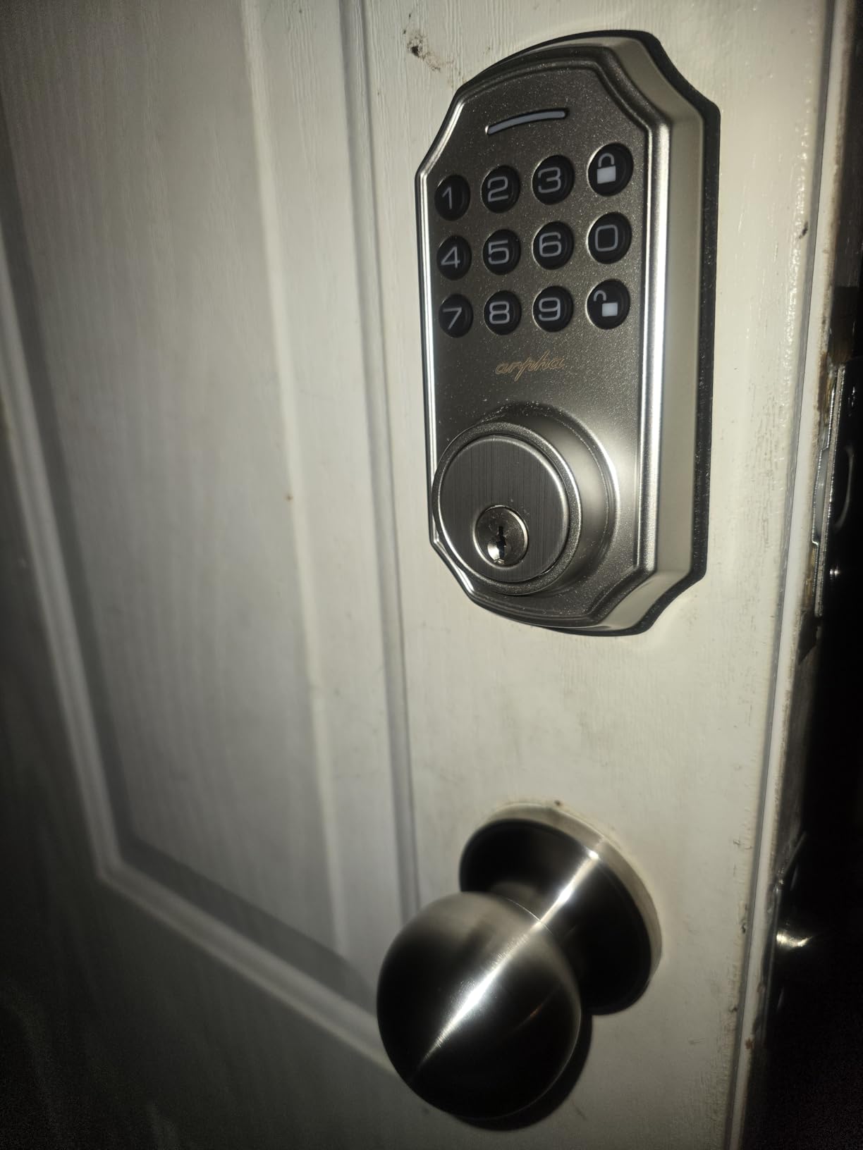 WiFi Video Smart Lock, 5-in-1 Keyless Entry for Front Door | App Remote Access, Two-Way Audio, Auto-Lock Timer, Easy DIY Install, Fingerprint+Keypad+App Unlock customer photo 2
