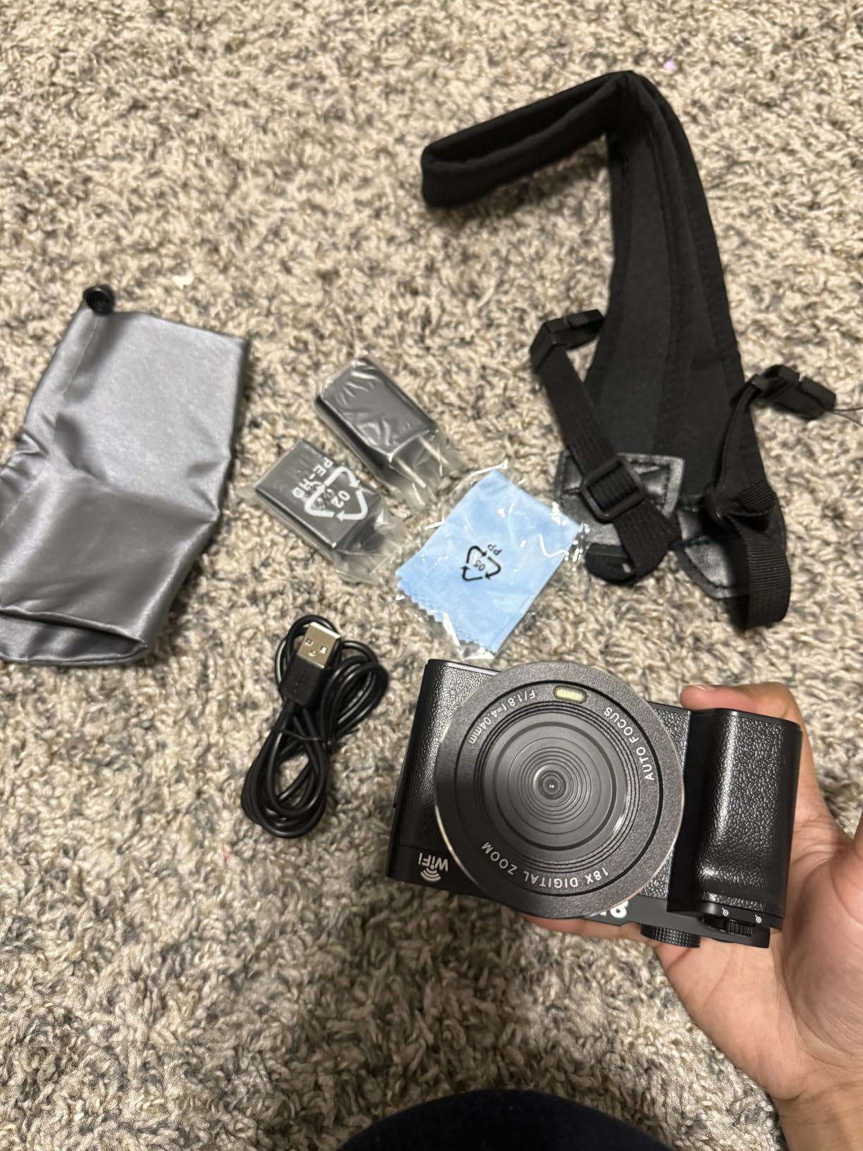 8K Digital Camera WiFi - 88MP Vlogging Cameras for Photography with 3