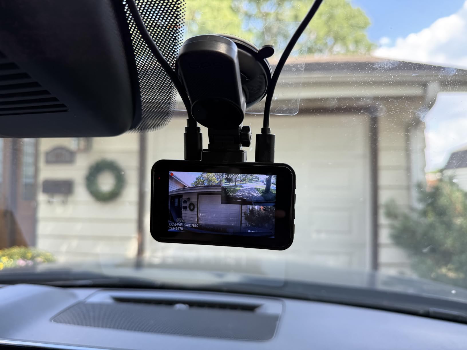4K+4K Dual Dash Cam Front and Rear, Free 128GB Card, Starlight Night Vision | Dual-Channel Recording, 5.8GHz WiFi, 20MB/s Download Speed, GPS, 3