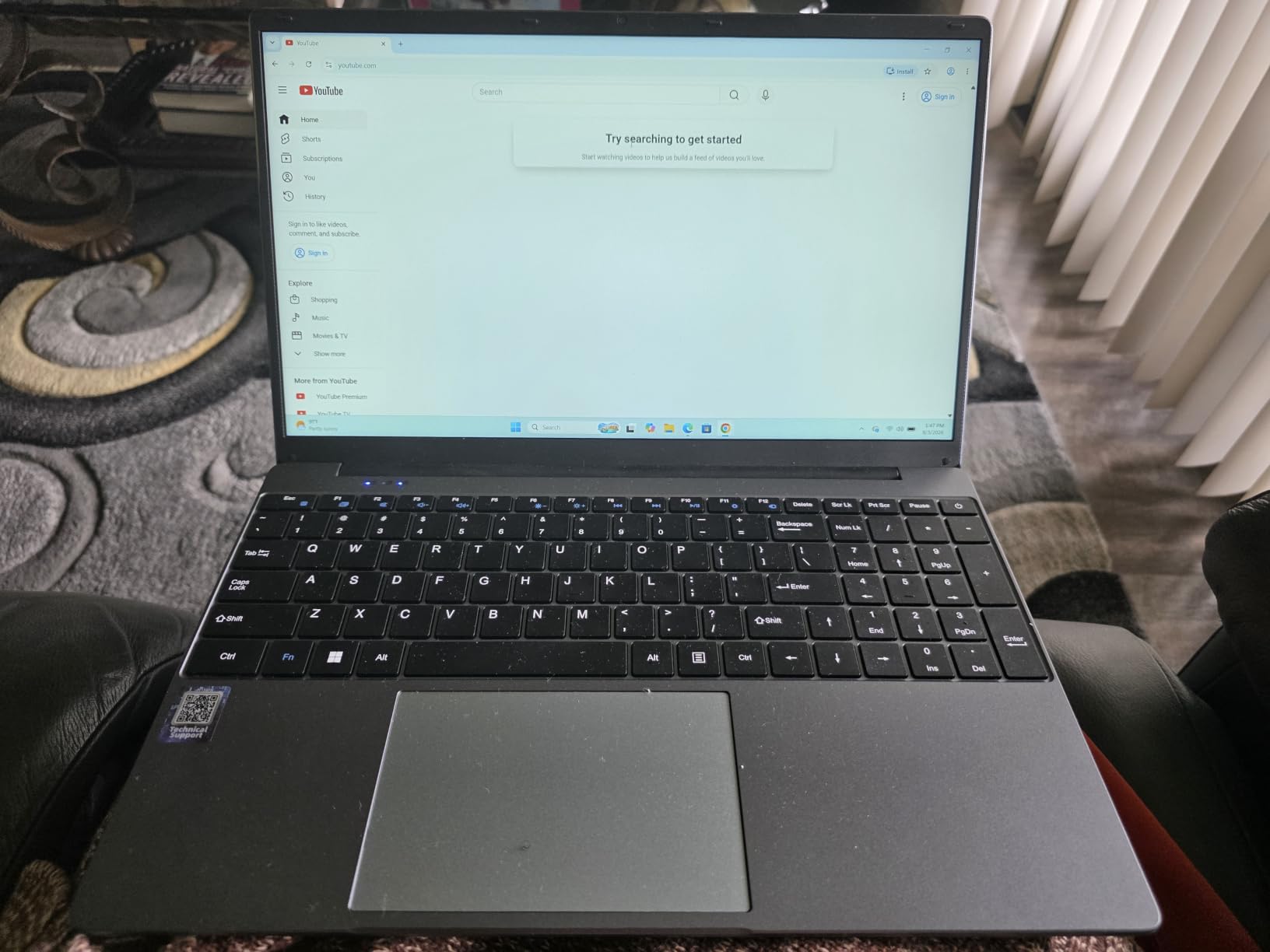 15.6'' AI Laptop with Office 365 12GB RAM 256GB SSD Win 11 Laptops | 7000mAh Battery, IPS FHD, 180°Viewing, Quad-Core Processor, Type-C, WiFi5, Portable Thin Business Student Laptops, Light Gray customer photo 2
