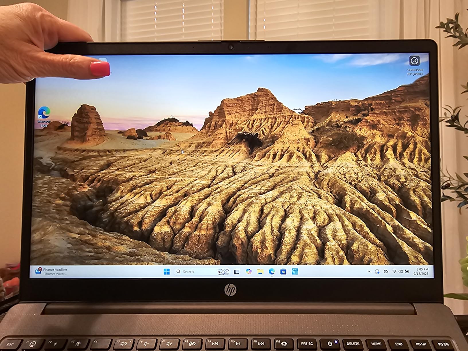HP 255 G10 Laptop, 16GB RAM, 256GB SSD, Ryzen 3 7330U, 15.6