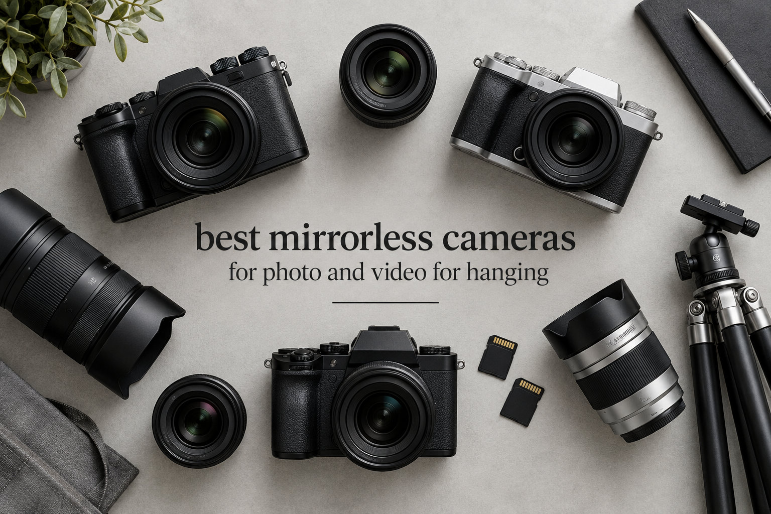 best mirrorless cameras for photo and video for hanging