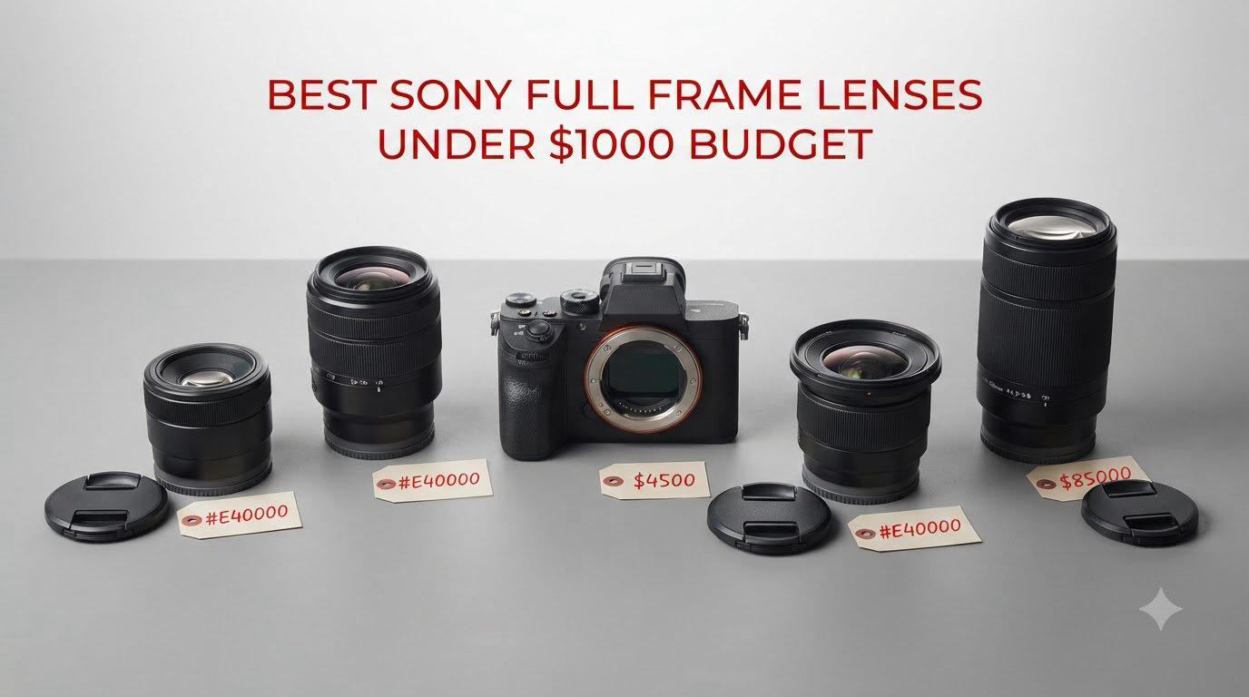 best sony full frame lenses under $1000 budget
