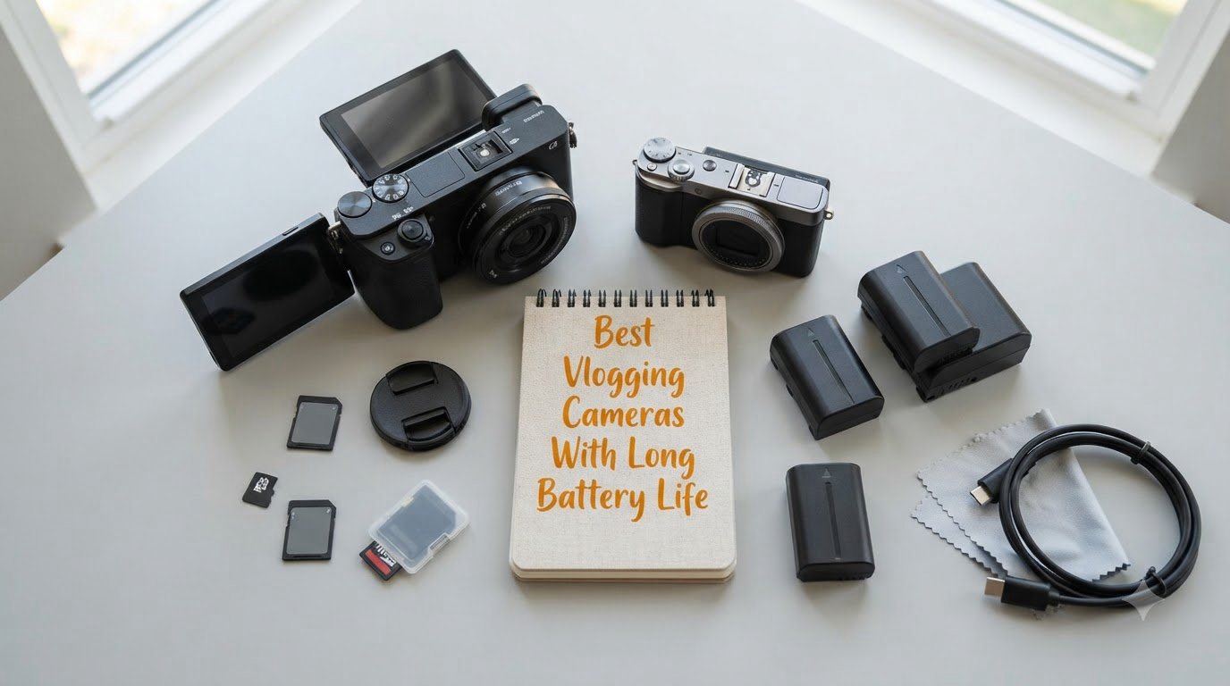 best vlogging cameras with long battery life