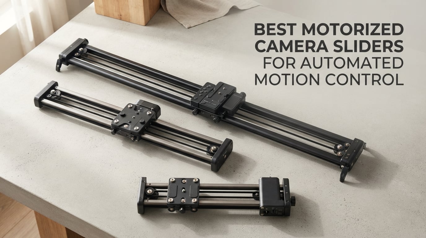best motorized cameras sliders for automated motion control