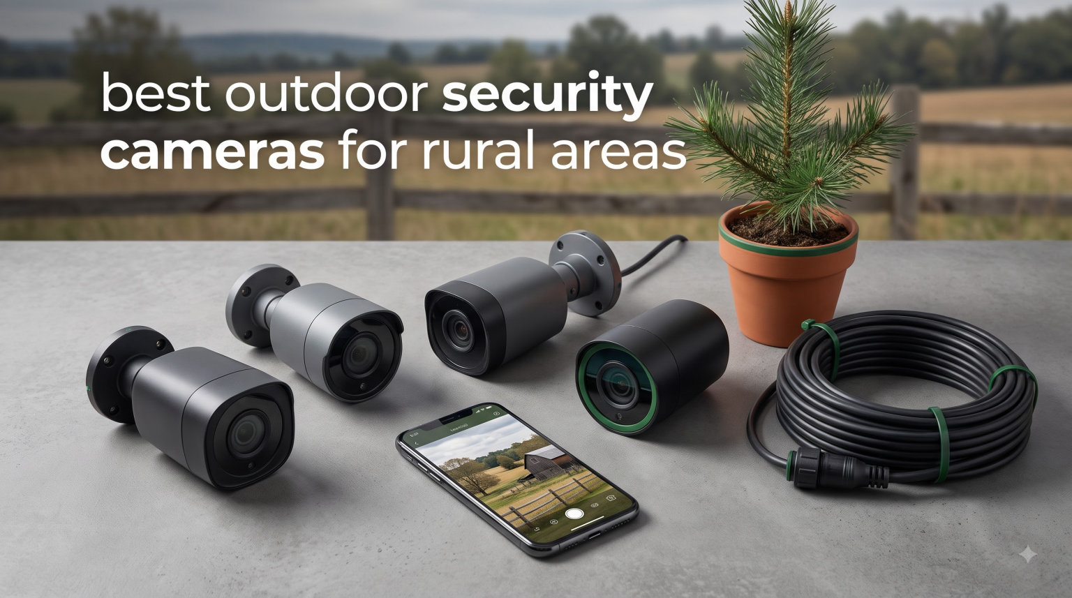 best outdoor security cameras for rural areas