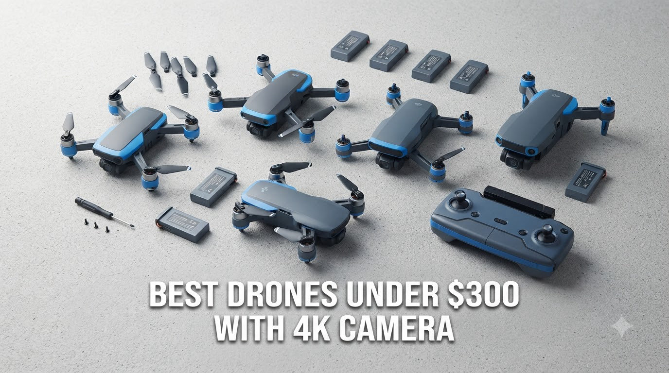 best drones under $300 with 4k camera