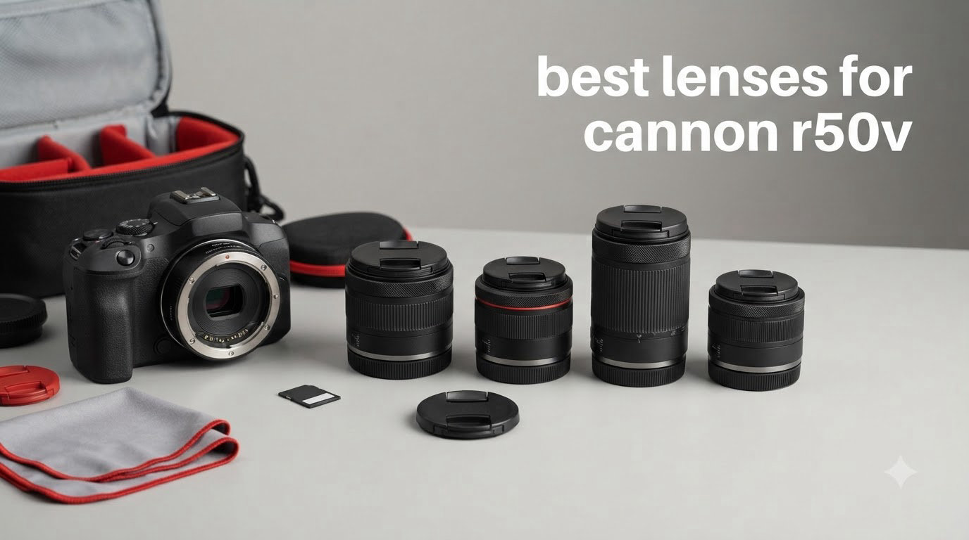 best lenses for cannon r50v