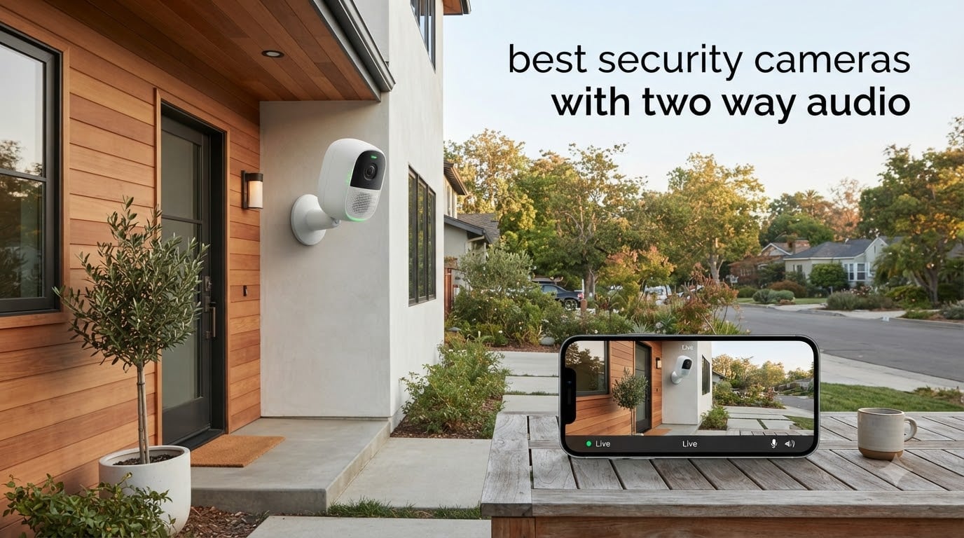 best security cameras with two way audio