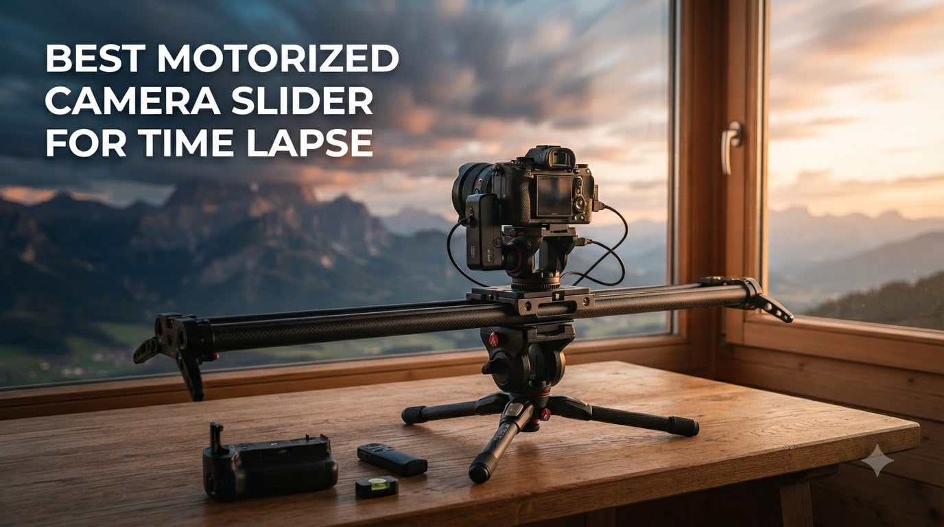 best motorized cameras slider for time lapse