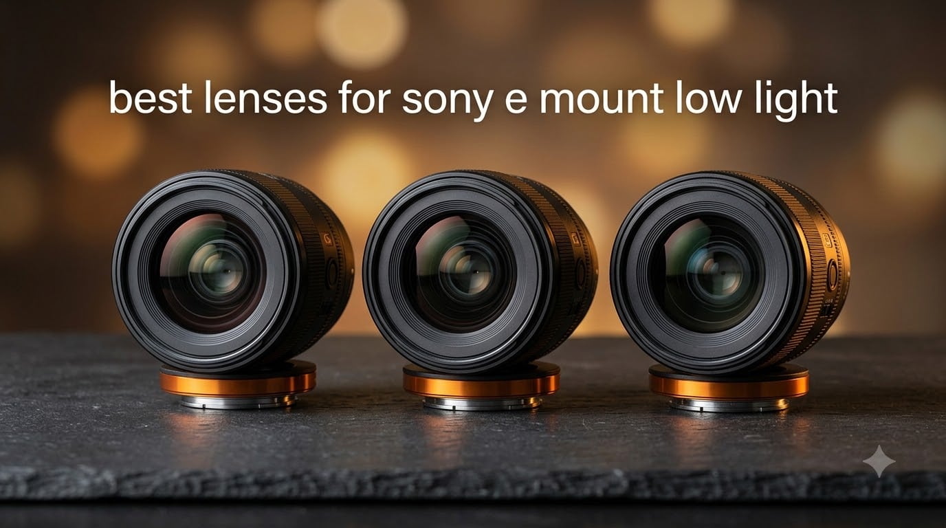 best lenses for sony e mount low light
