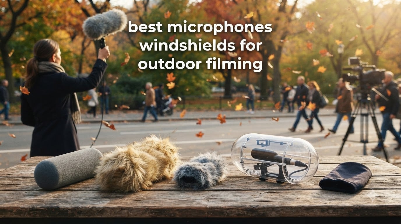 best microphones windshields for outdoor filming
